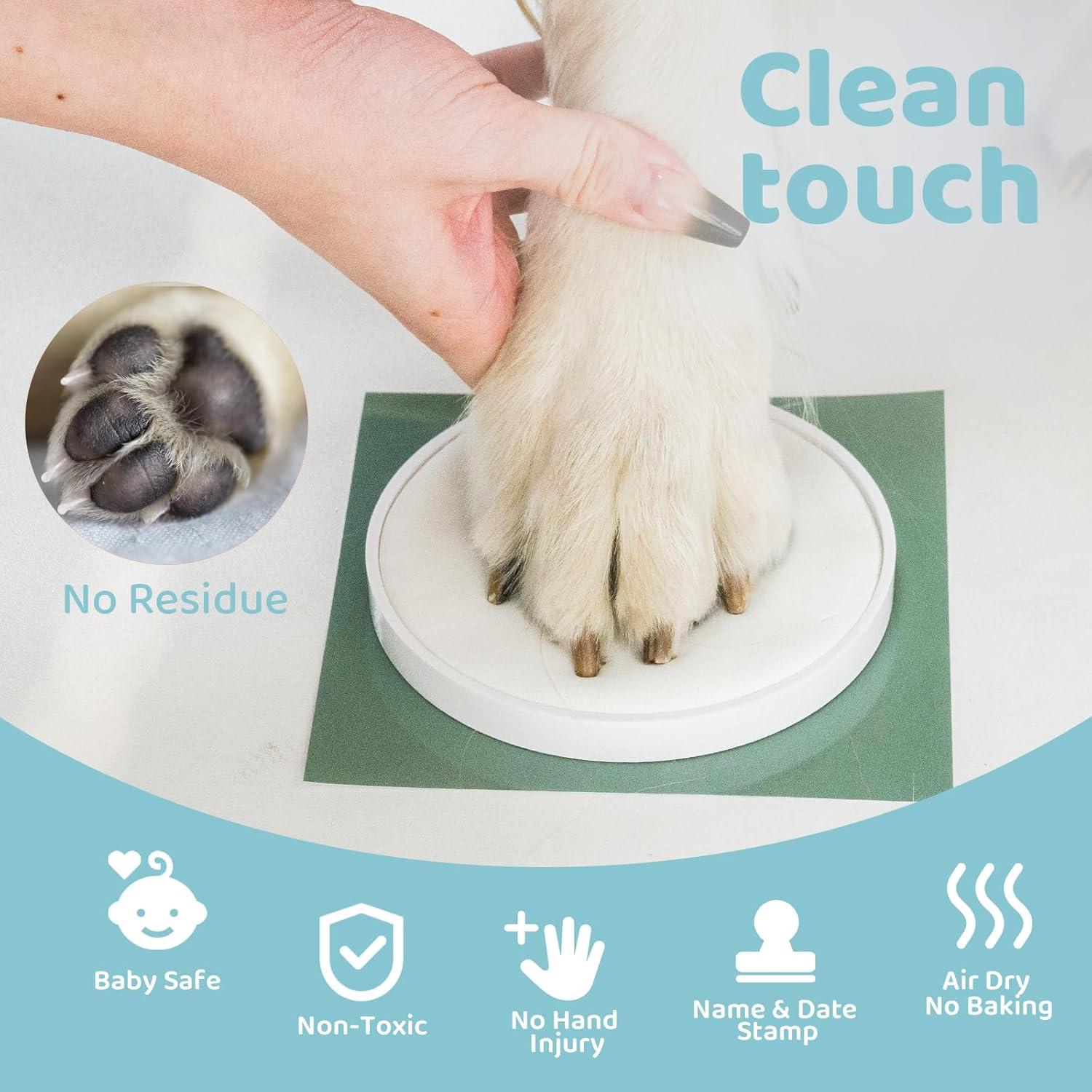 Kit de Huellas de Arcilla Tubuui para Perros y Gatos - DIY