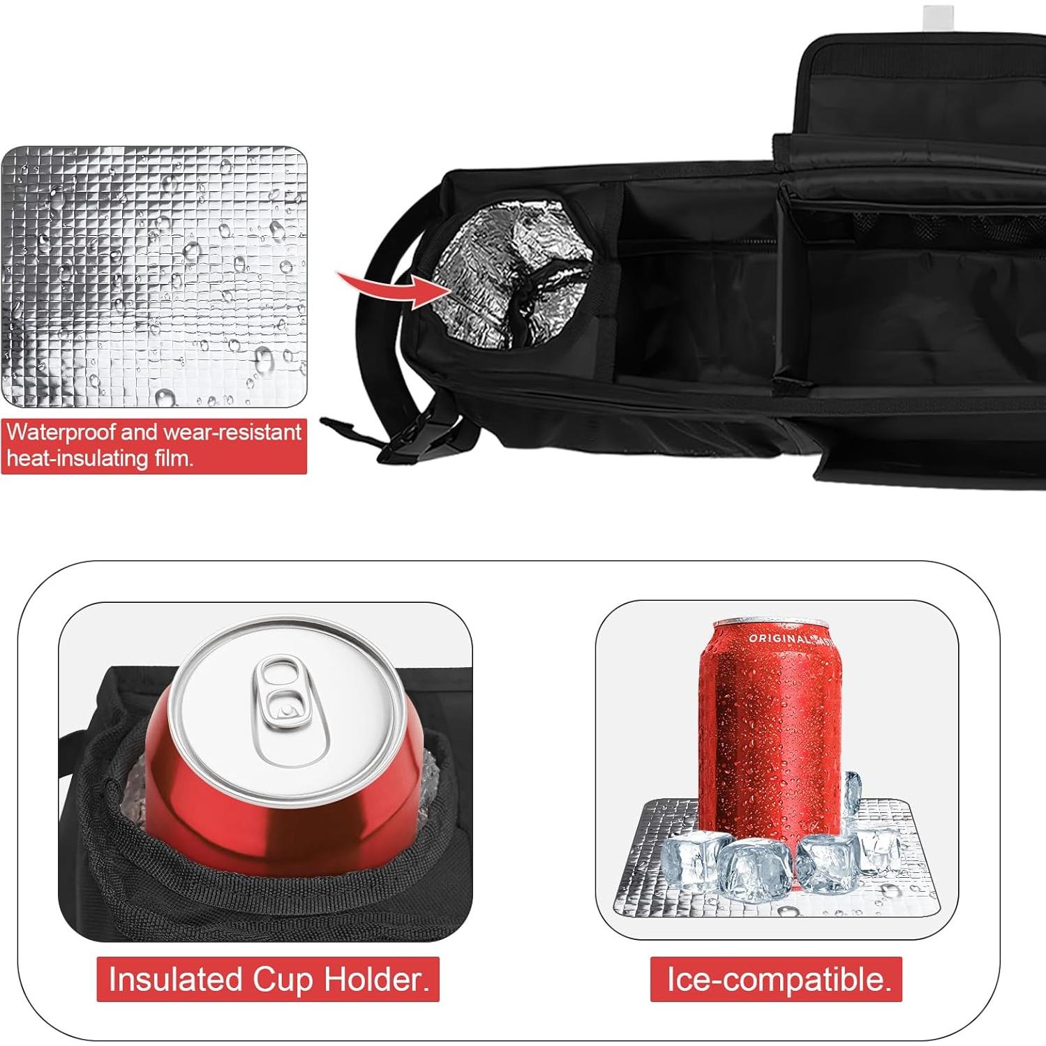 Cesta de Almacenamiento Plegable ORKELS para Carro de Golf 10L