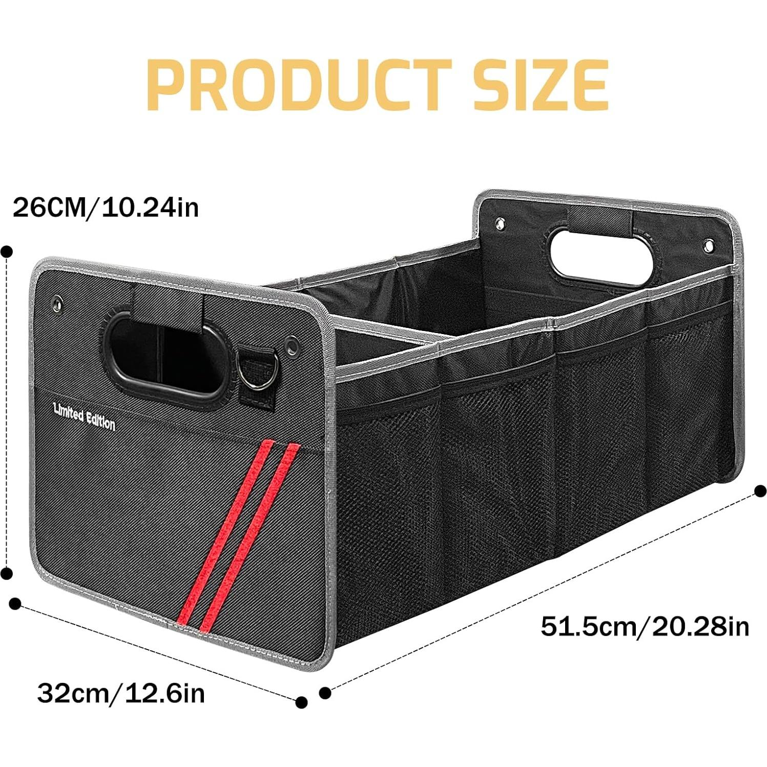 Organizador de Maletero Qianjiang Plegable 2 Compartimentos