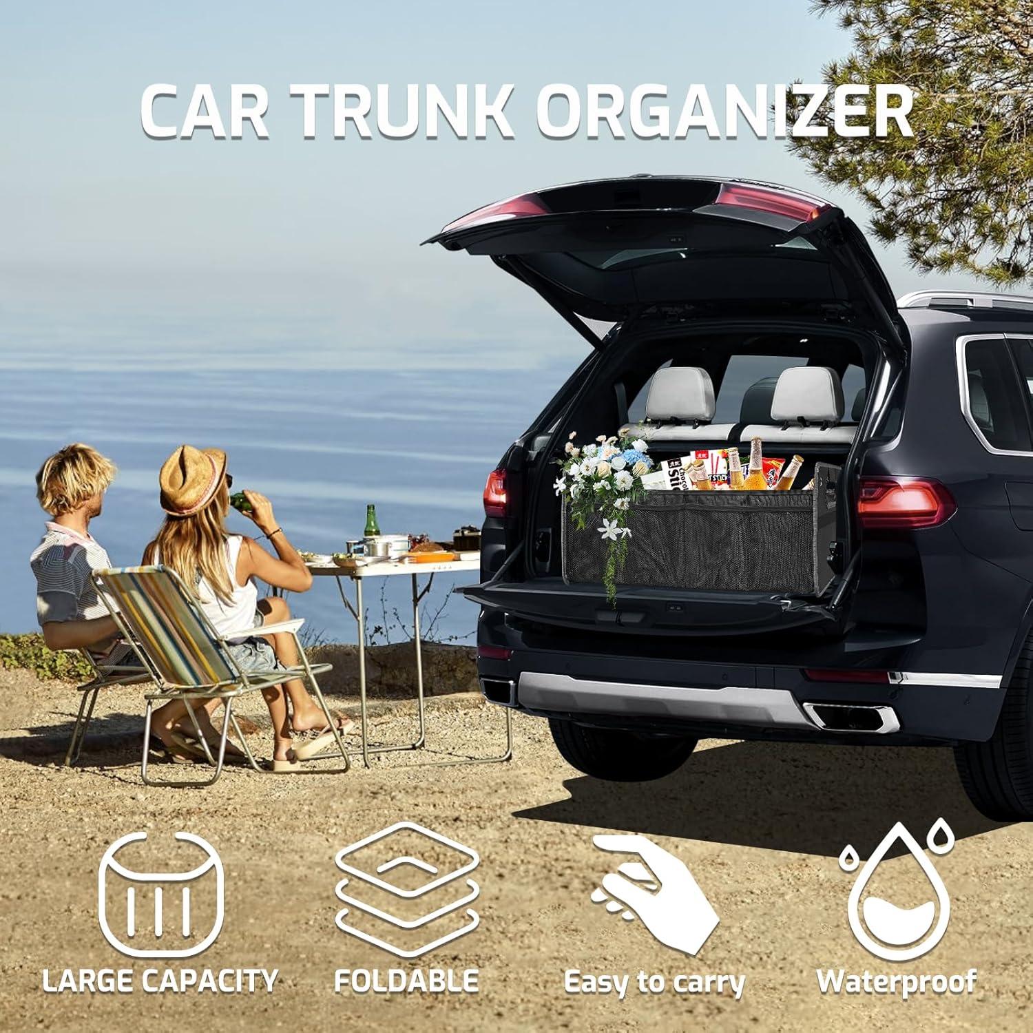 Organizador de Maletero Qianjiang Plegable 2 Compartimentos