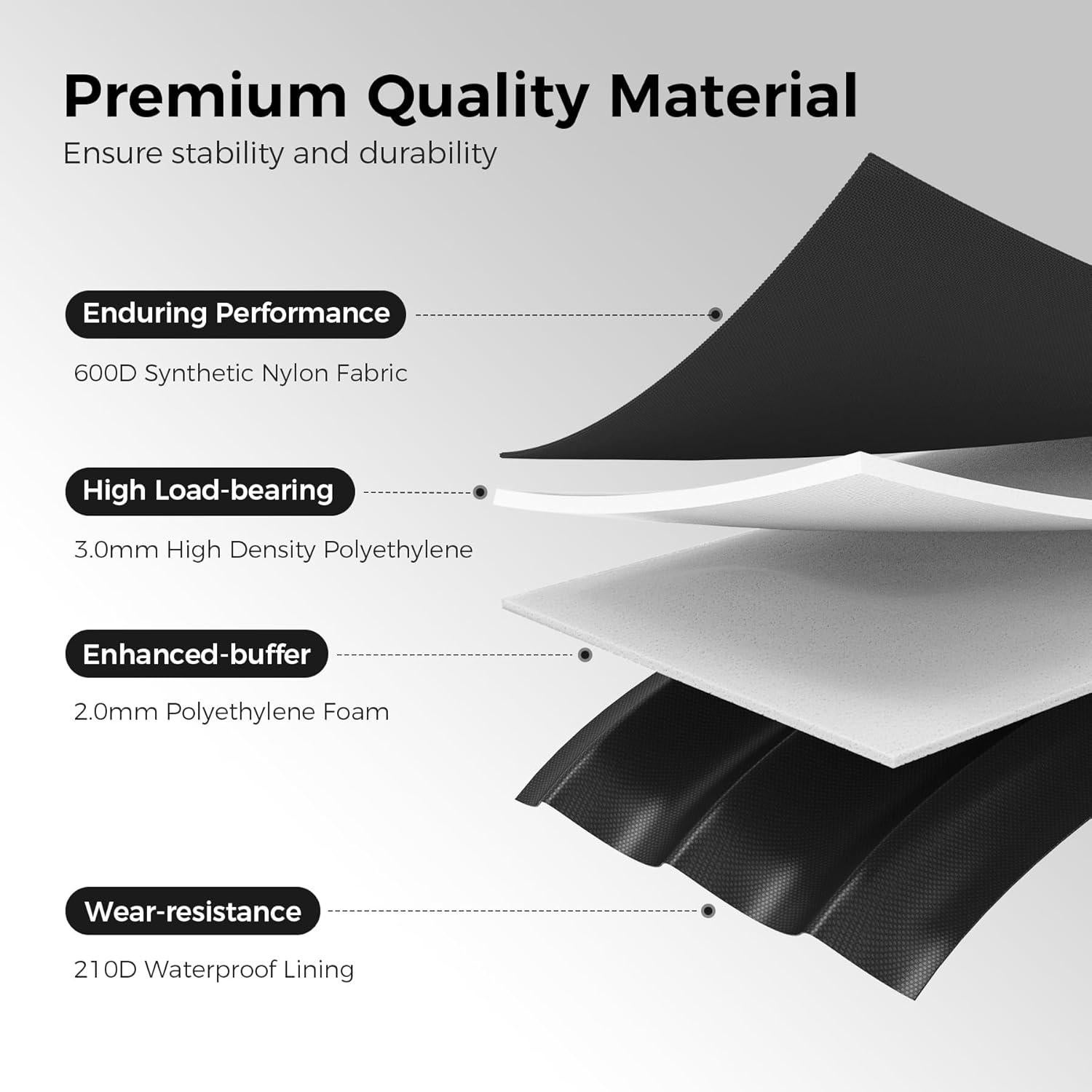 Organizador de Maletero WELKIN 60L Plegable Impermeable Negro