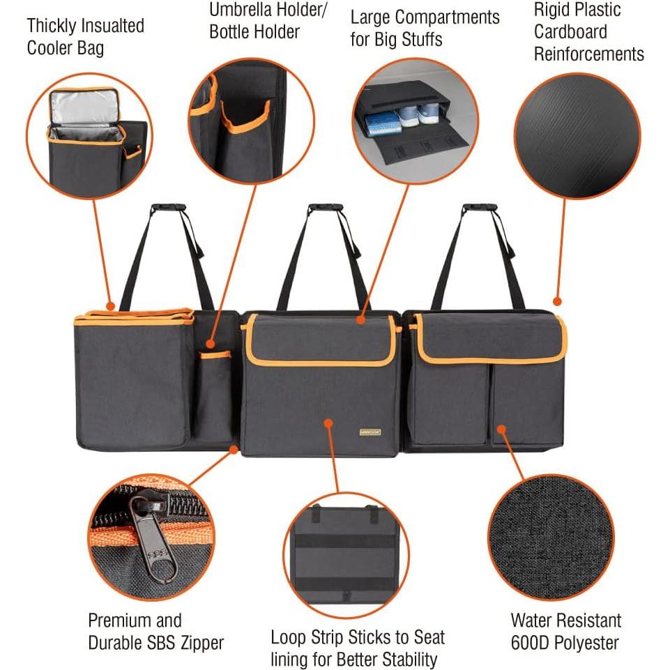 Organizador de Maletero MARKSIGN con Enfriador y Módulos Desmontables