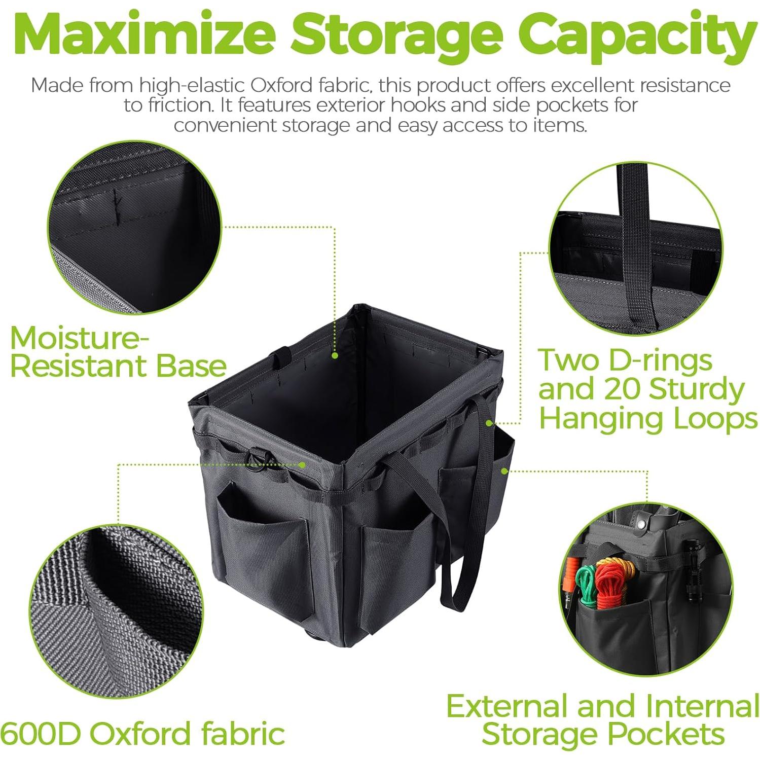 Organizador de Maletero de Coche FFDZ 35x25x32 cm Negro