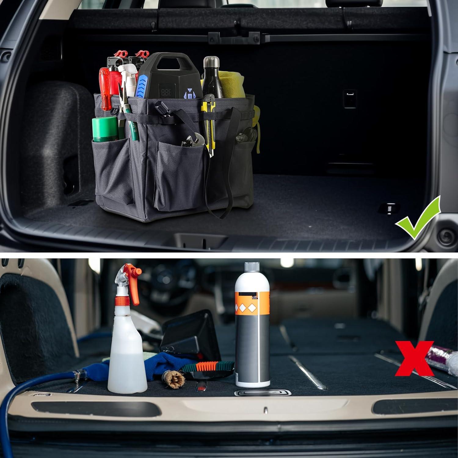 Organizador de Maletero de Coche FFDZ 35x25x32 cm Negro