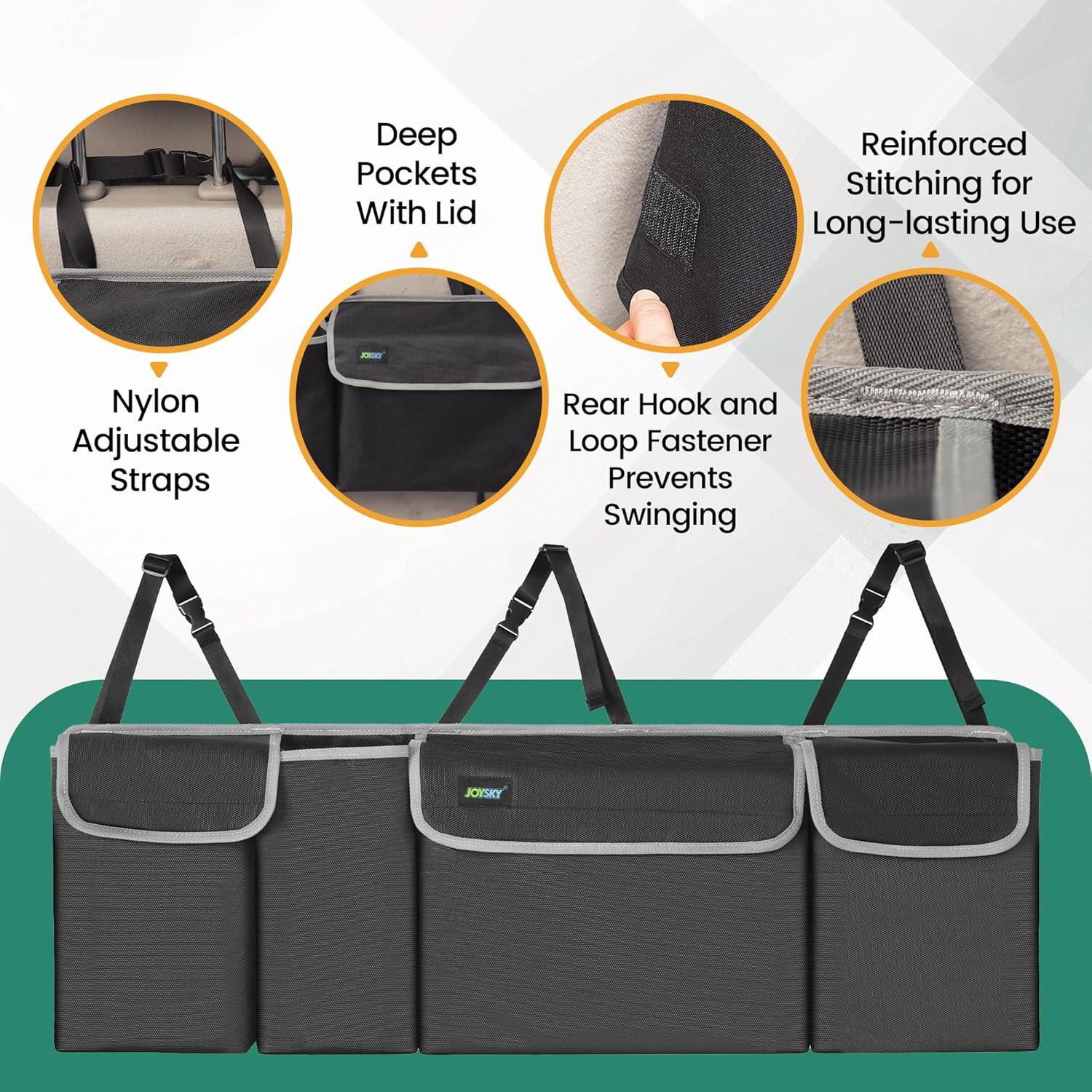 Organizador de Maletero JOYSKY Colgante para Asiento Trasero