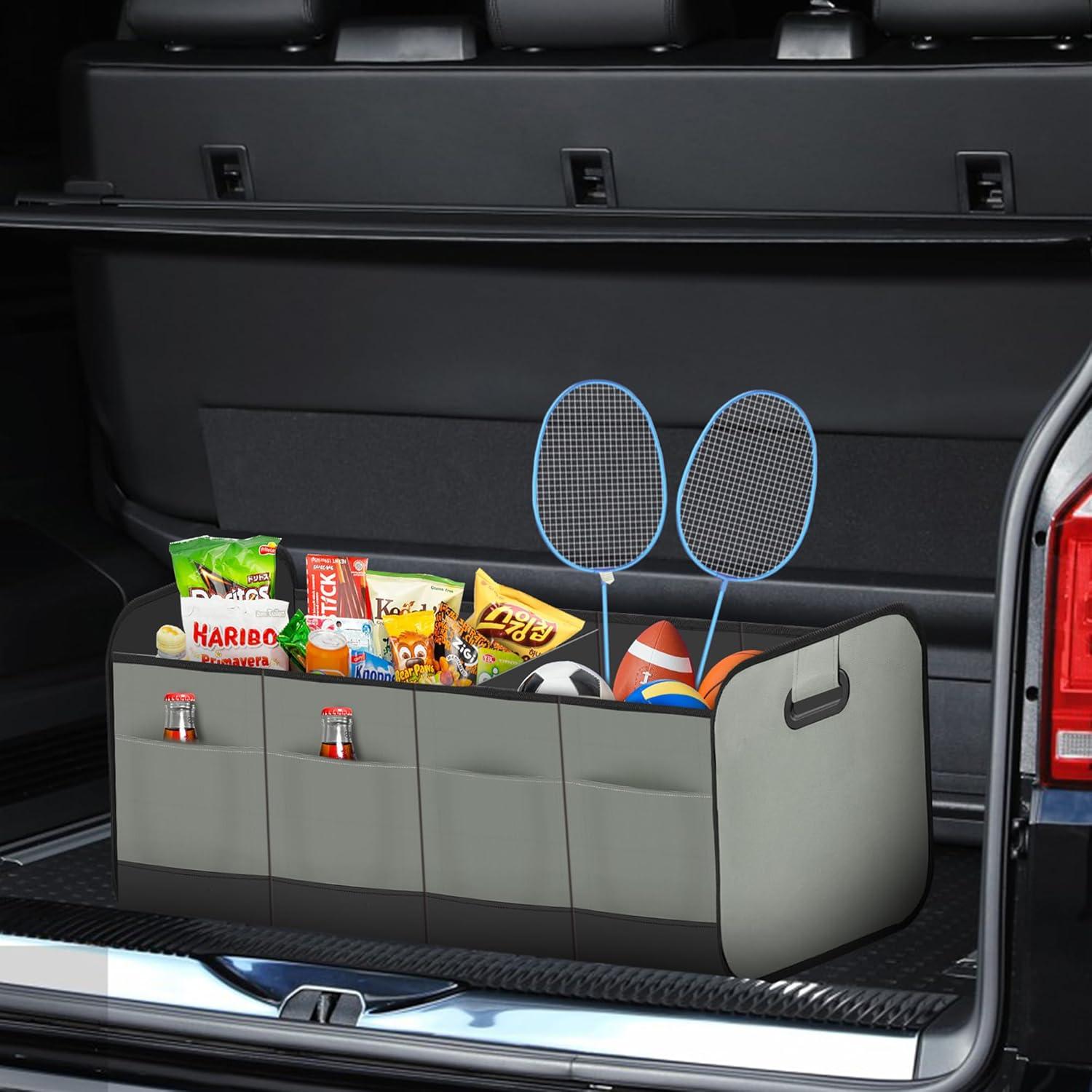 Organizador de Maletero VOCAON 70L Impermeable Plegable Gris