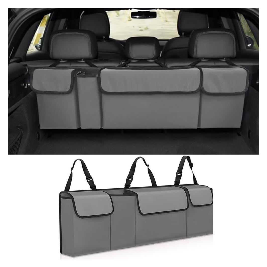 Organizador de Maletero de Auto KHGUZ Plegable Gris 97x32x12cm
