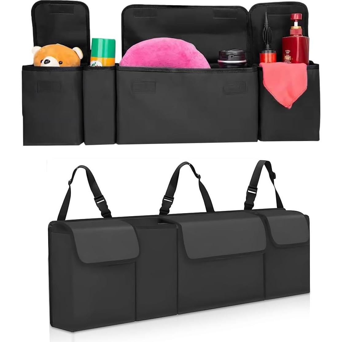 Organizador de Maletero de Auto KHGUZ Plegable Gris 97x32x12cm
