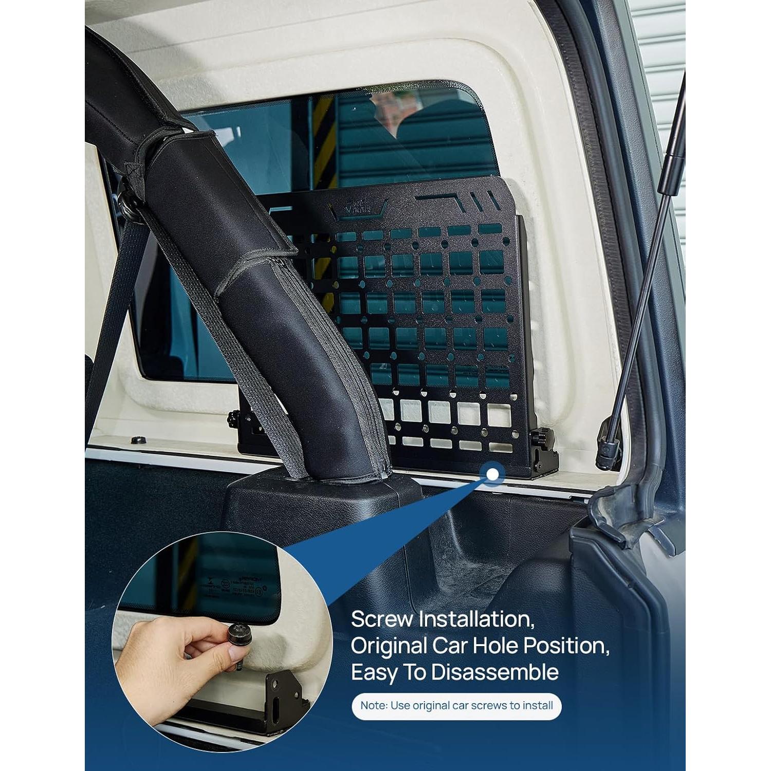 Estante de Almacenamiento JOYTUTUS para Wrangler JKU JLU 4 Puertas