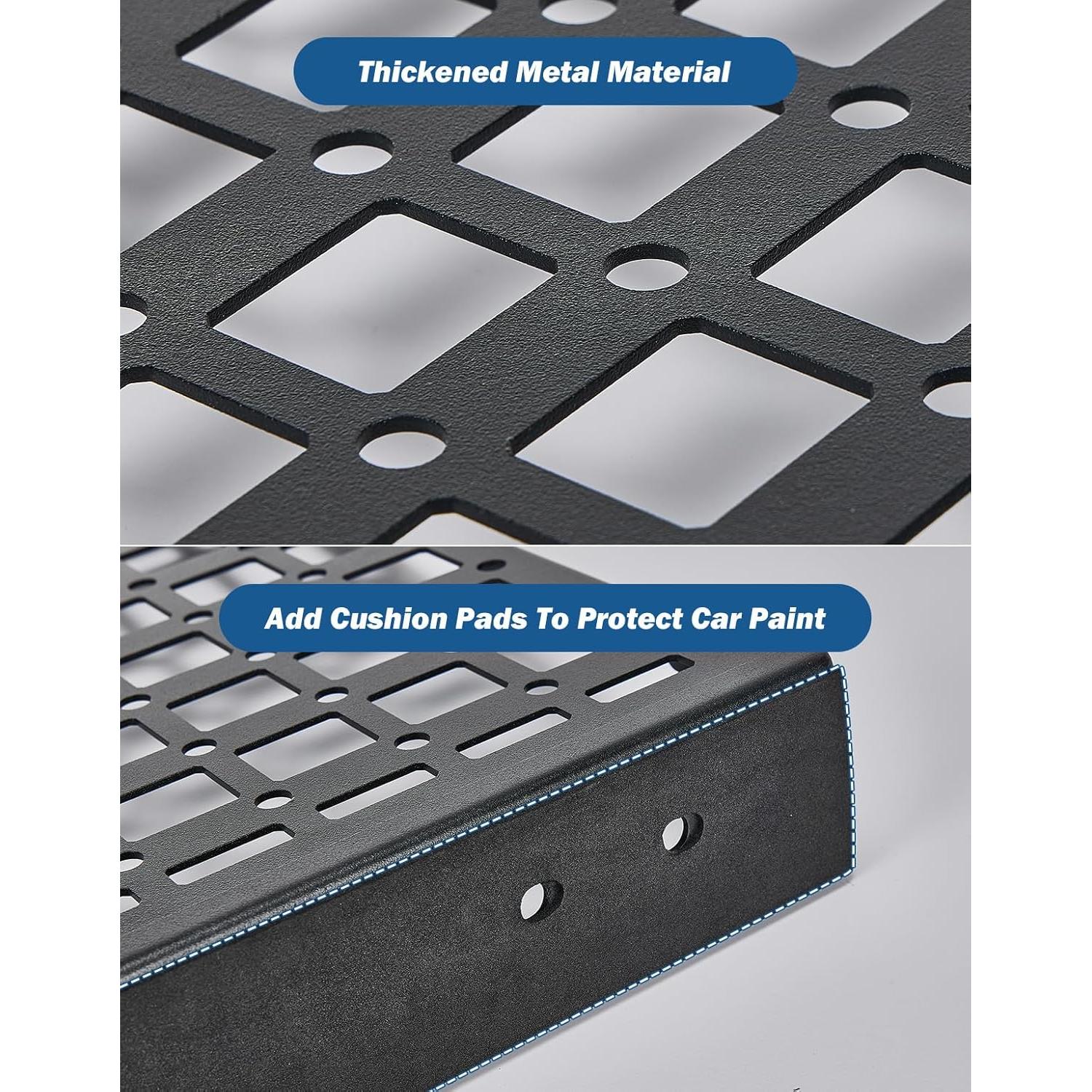 Estante de Almacenamiento JOYTUTUS para Wrangler JKU JLU 4 Puertas