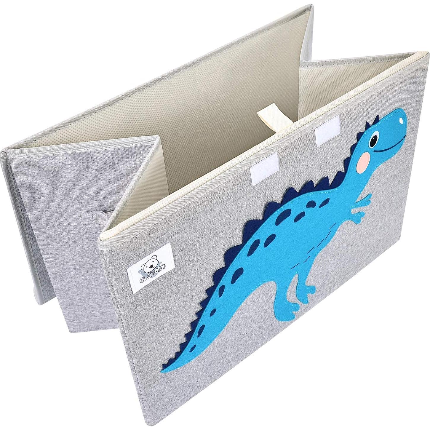 Cofre de Juguetes Plegable CLCROBD 68.5L con Tapa Abatible