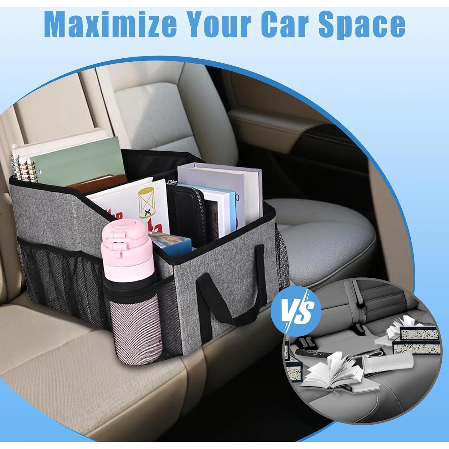 Organizador de Asiento de Auto Smof SMUS-CO01 Gris 23.6L