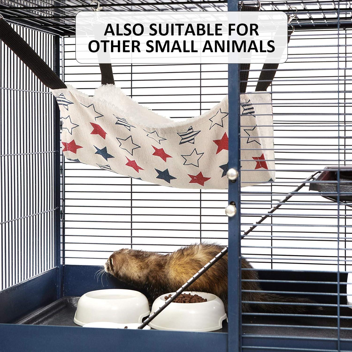 Hamaca para Ratas Boao 4 Pcs - Torre, Estrellas, Ondas, Gato