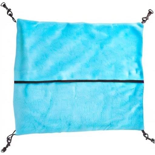 Hamaca Grande MidWest para Mascotas 44.5x44.5 cm Púrpura/Turquesa