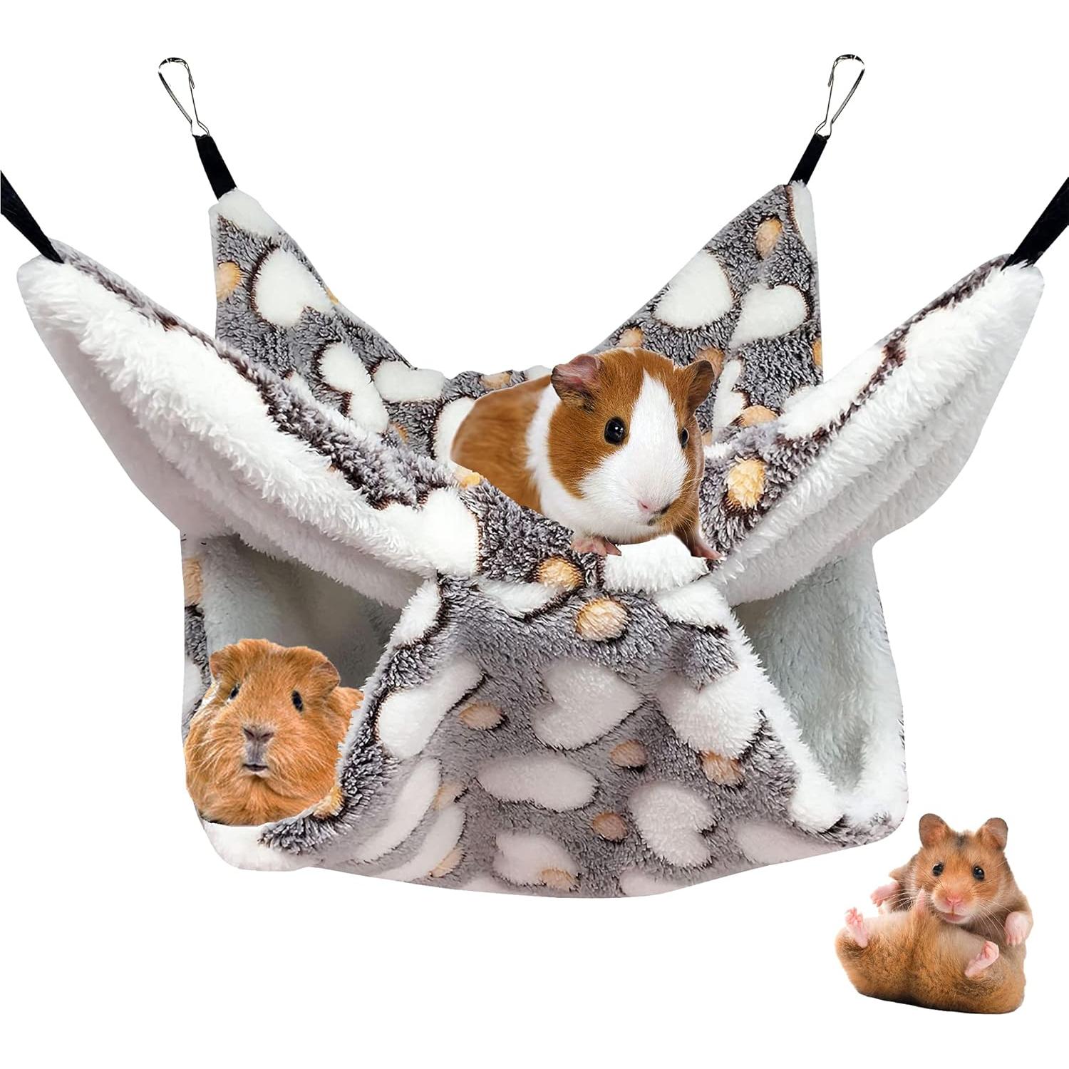 Hamaca para Mascotas Pequeñas OINEEDU 33.3x33.3cm Amor Café