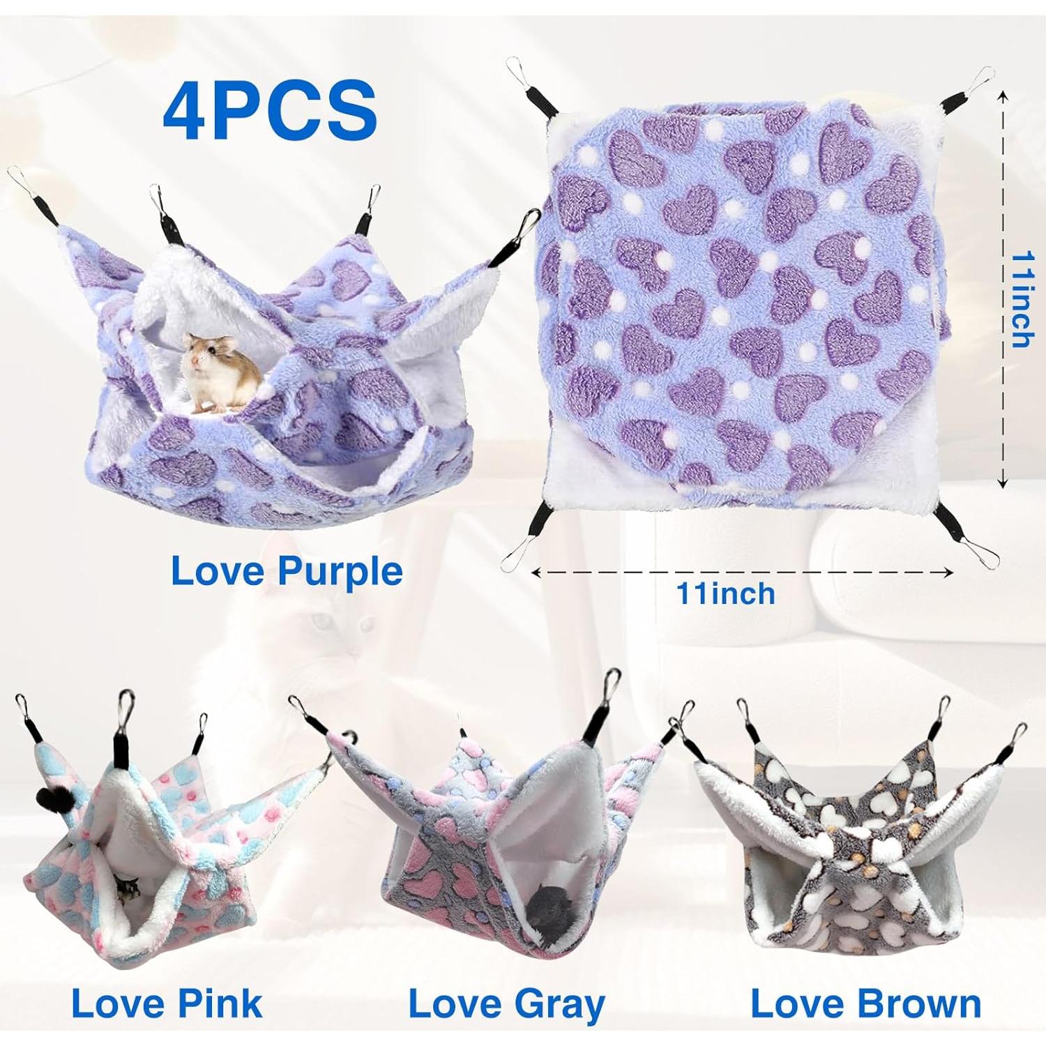 4 Hamacas Colgantes para Mascotas Sjdbeoqml 29x29cm