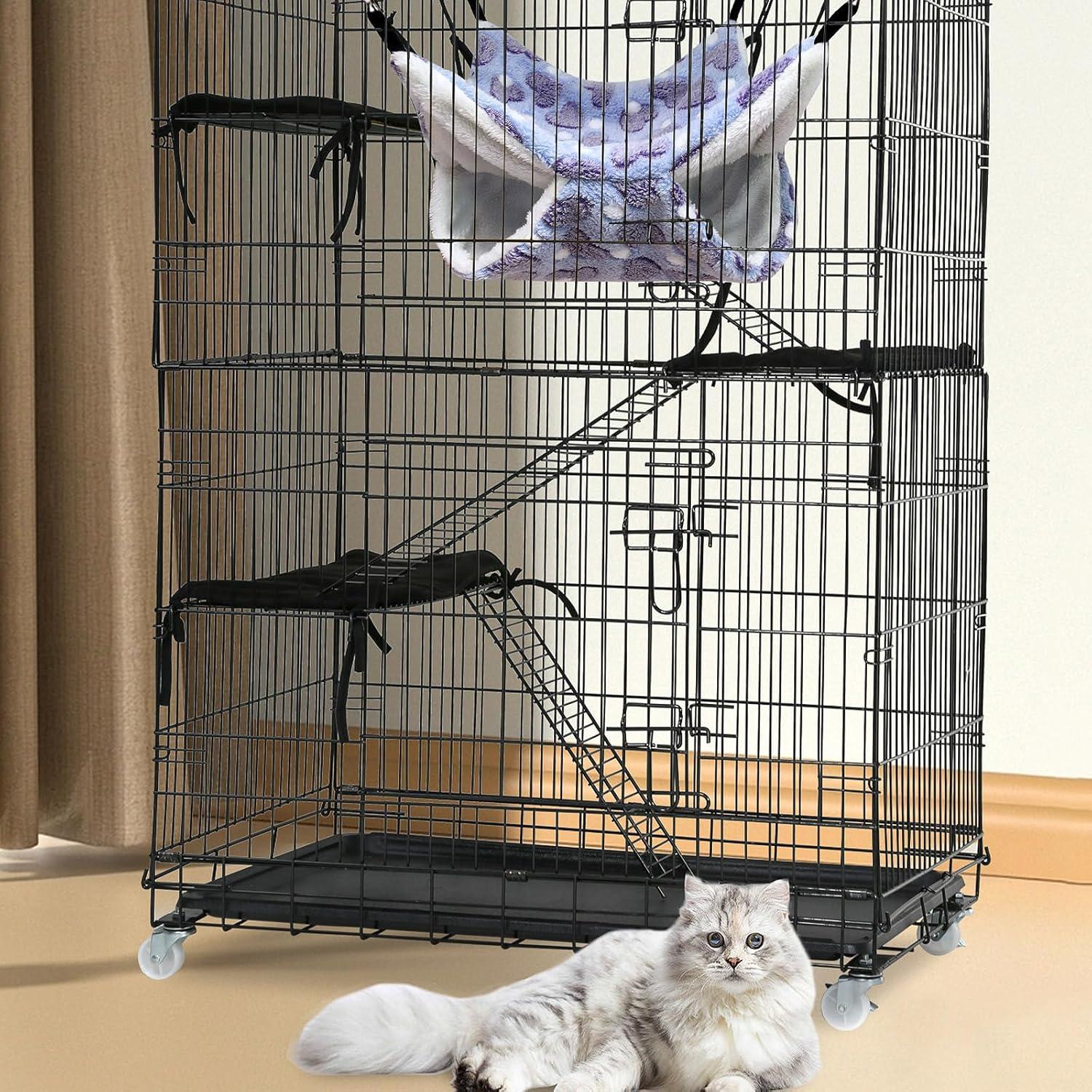 4 Hamacas Colgantes para Mascotas Sjdbeoqml 29x29cm