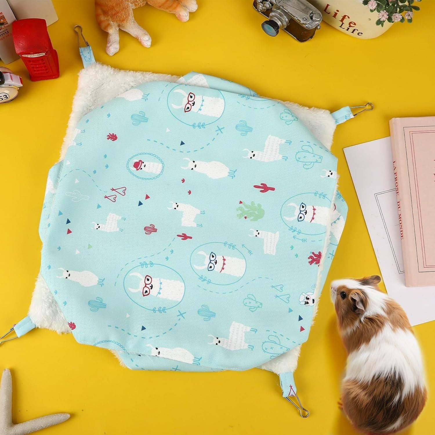 Hamaca para Hurones UPINS 30x30 cm, Cama Colgante Lavable