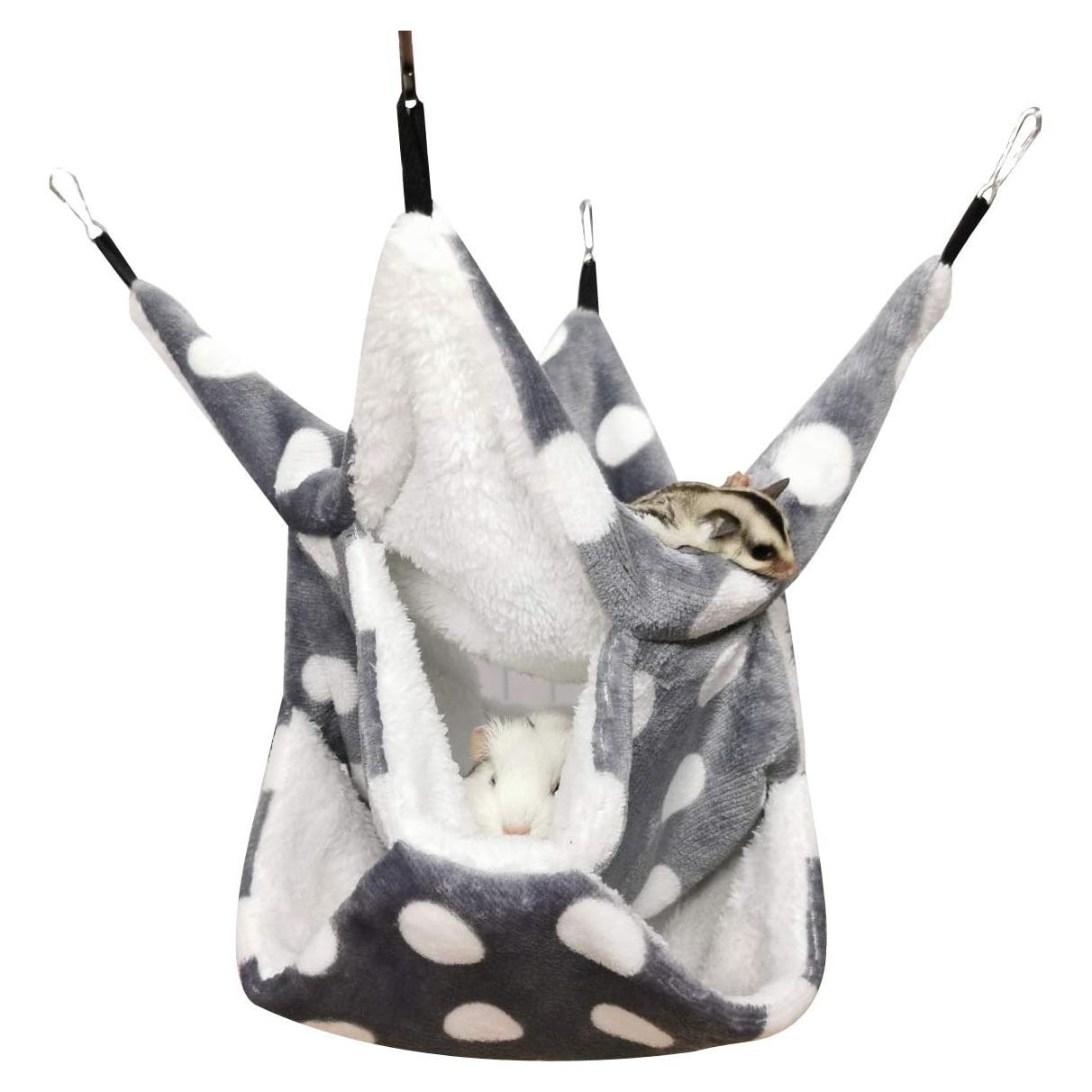 Hamaca para Mascotas Pequeñas LEFTSTARER Gris 34x34 cm