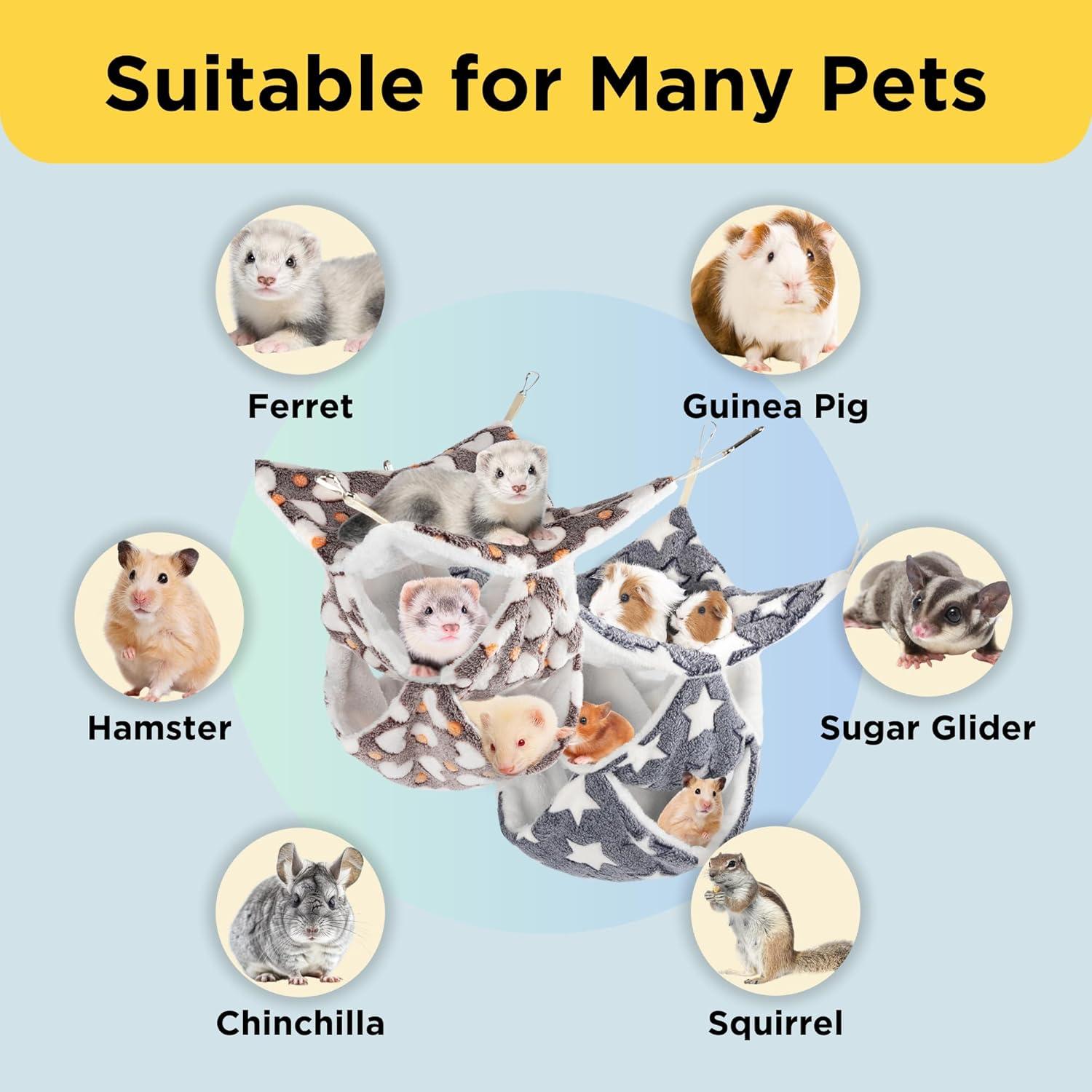 Hamaca Grande 3 Niveles Kangerle para Hurón y Cobayo 35.1cm