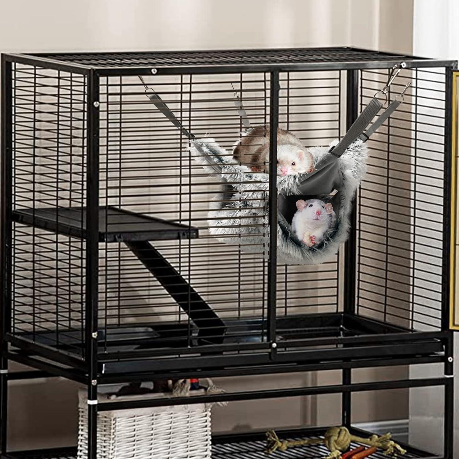 Hamaca de Peluche FULUE para Hurón 33cm - Cama Colgante Suave