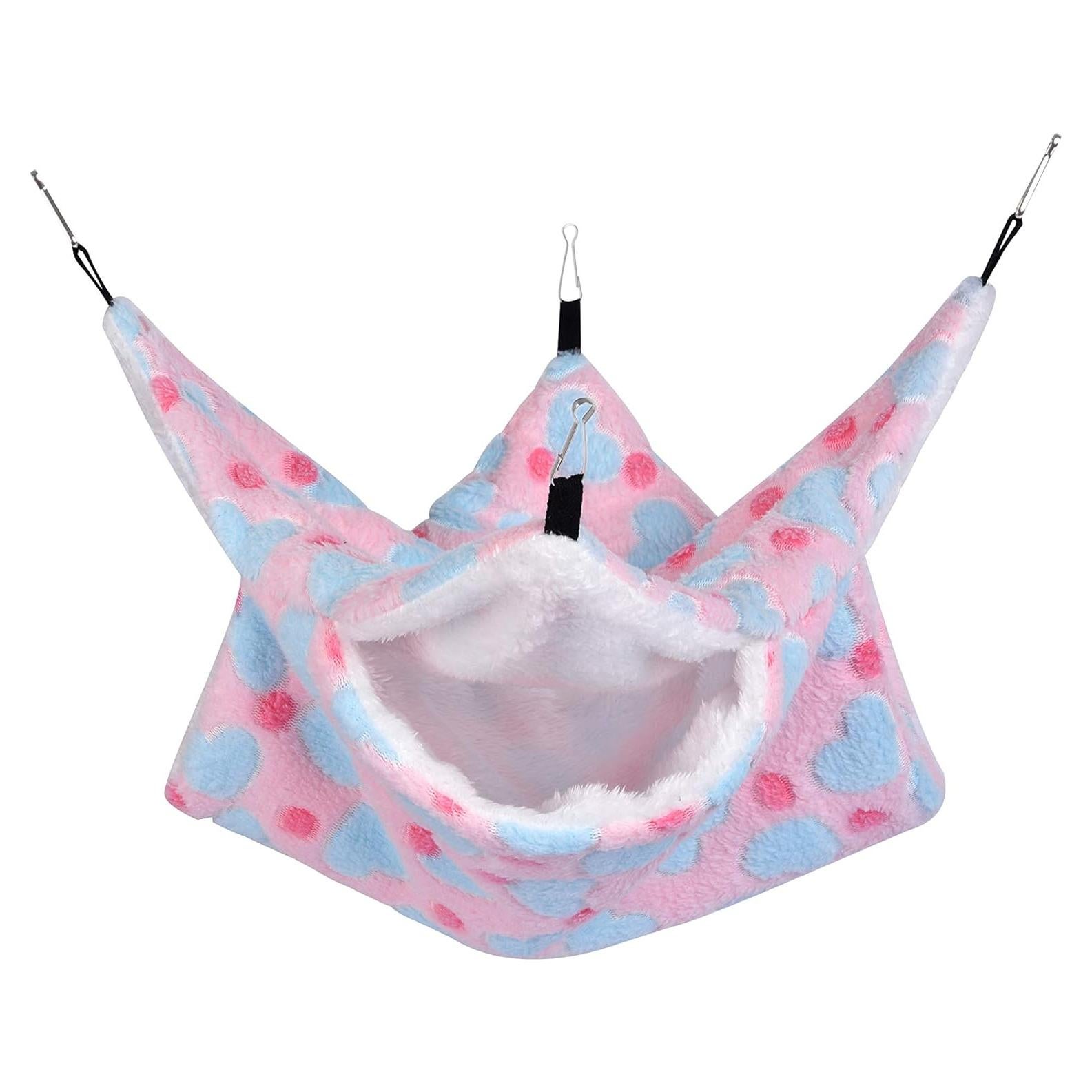 Cama Colgante de Felpa Petmolico para Mascotas Pequeñas 34x34cm