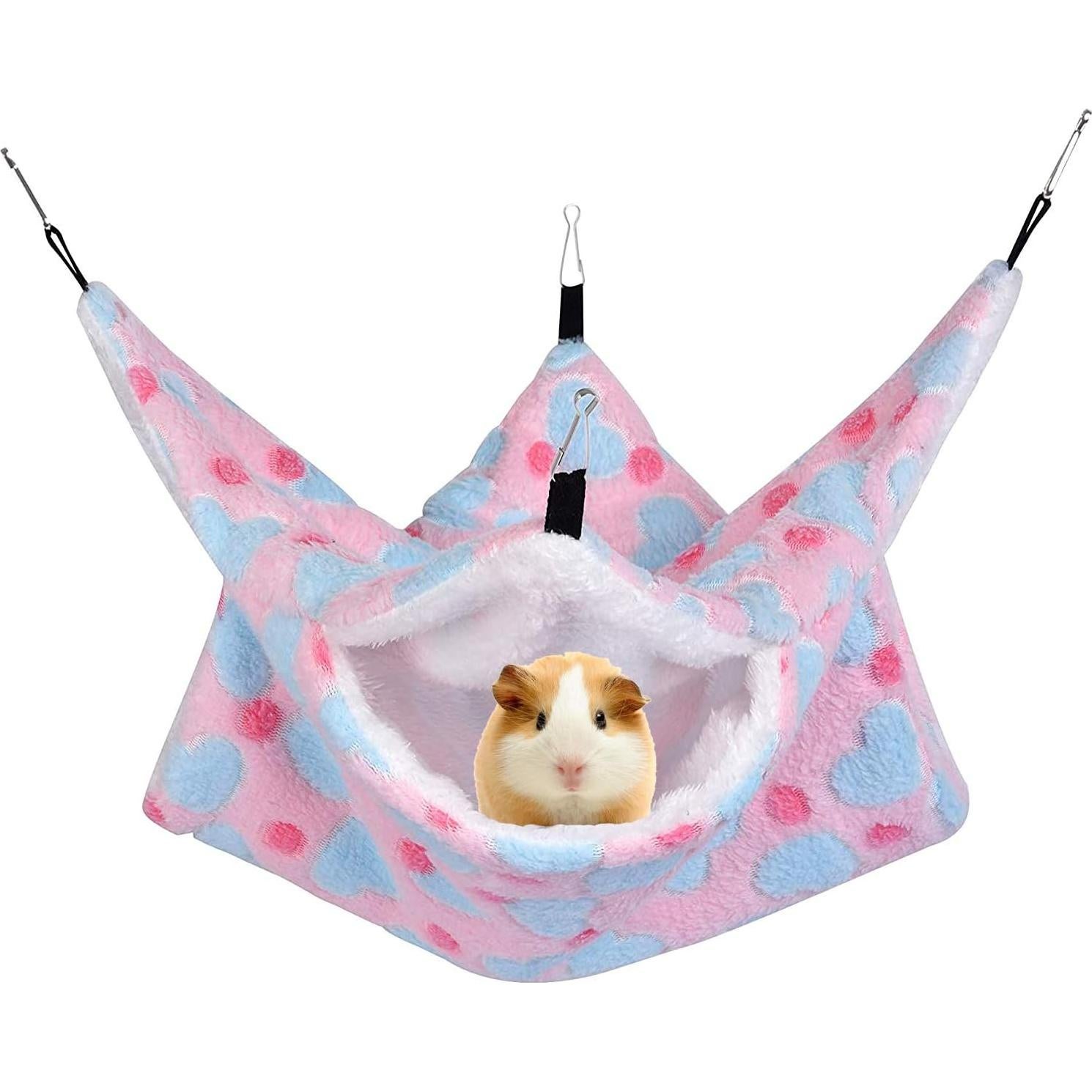 Cama Colgante de Felpa Petmolico para Mascotas Pequeñas 34x34cm