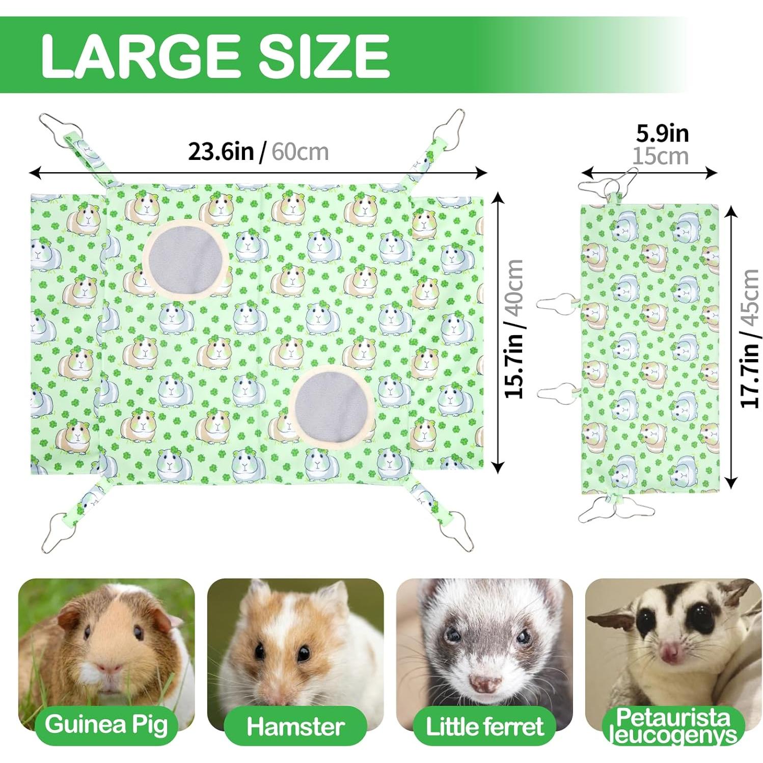 Hamaca Impermeable para Hurones y Cobayas BESNEW 60x40cm