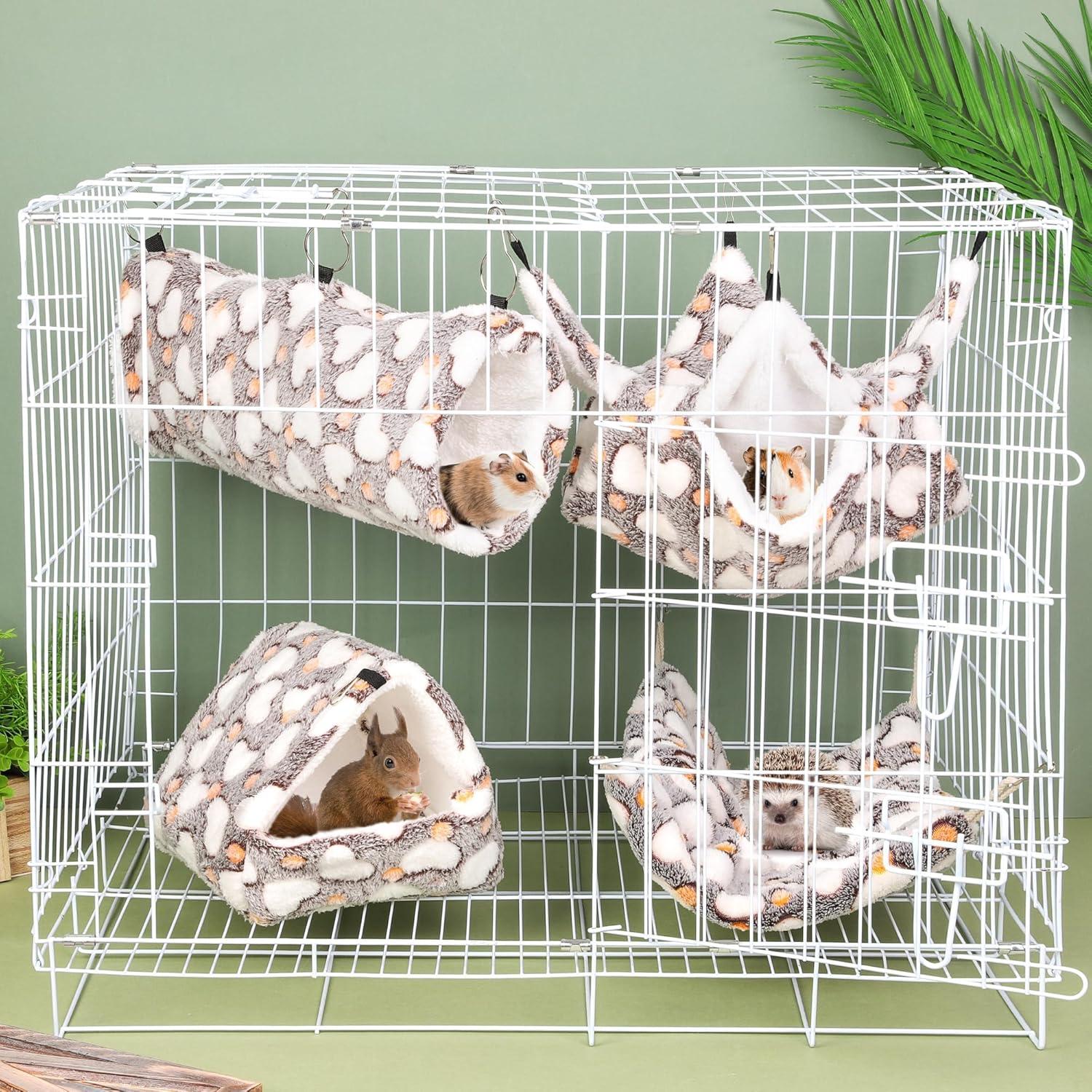 Conjunto Accesorios para Jaulas de Mascotas MCEAST 4 Piezas