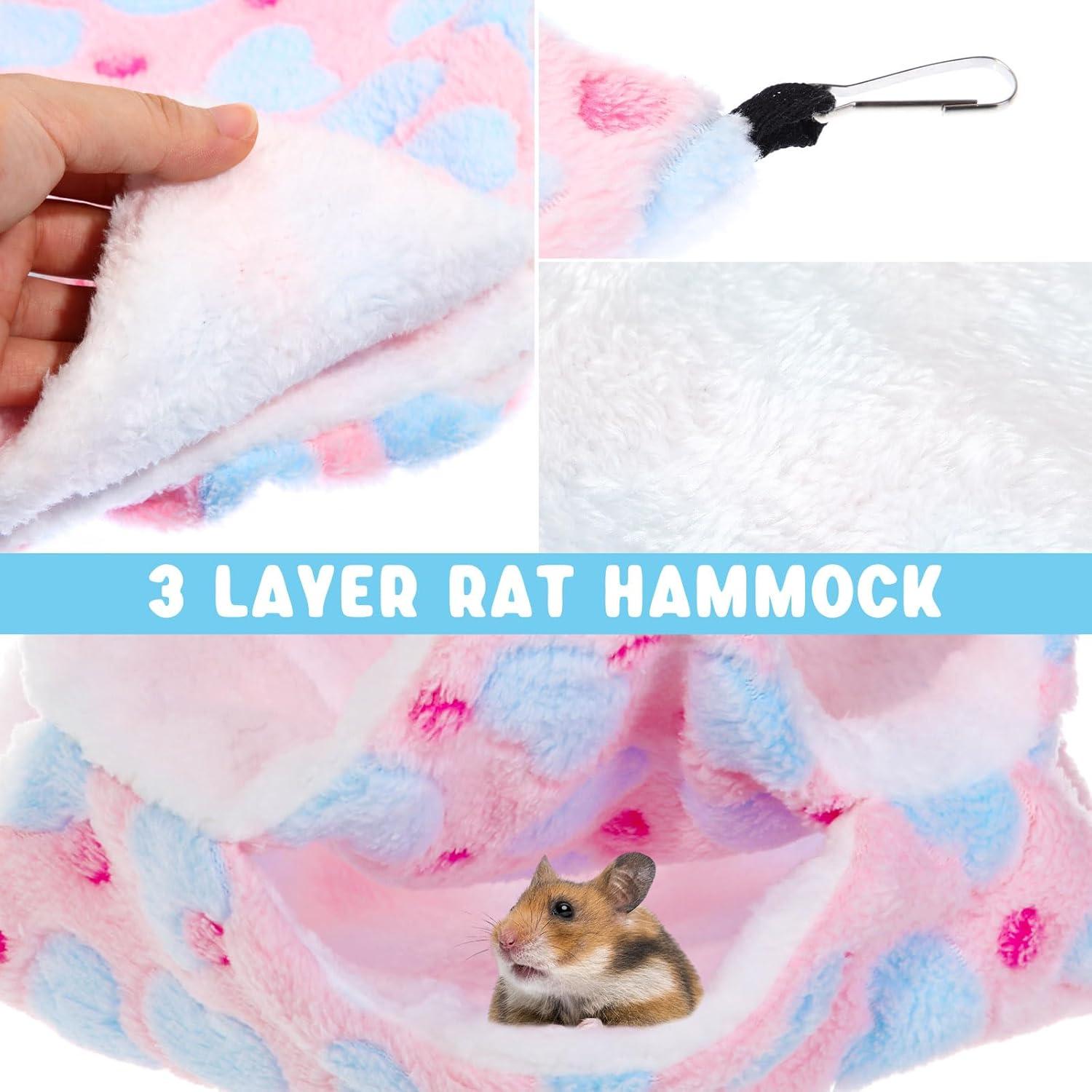 Conjunto de Hamacas Sweetude para Ratas y Hurones 6 Piezas