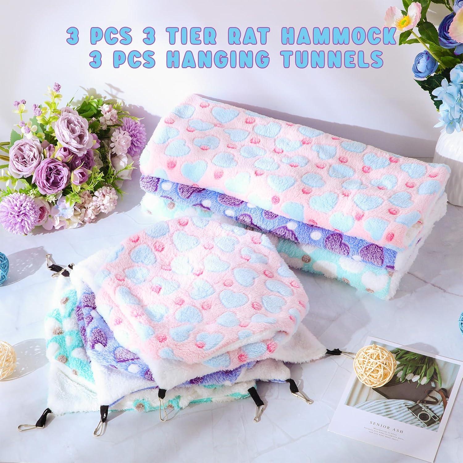 Conjunto de Hamacas Sweetude para Ratas y Hurones 6 Piezas