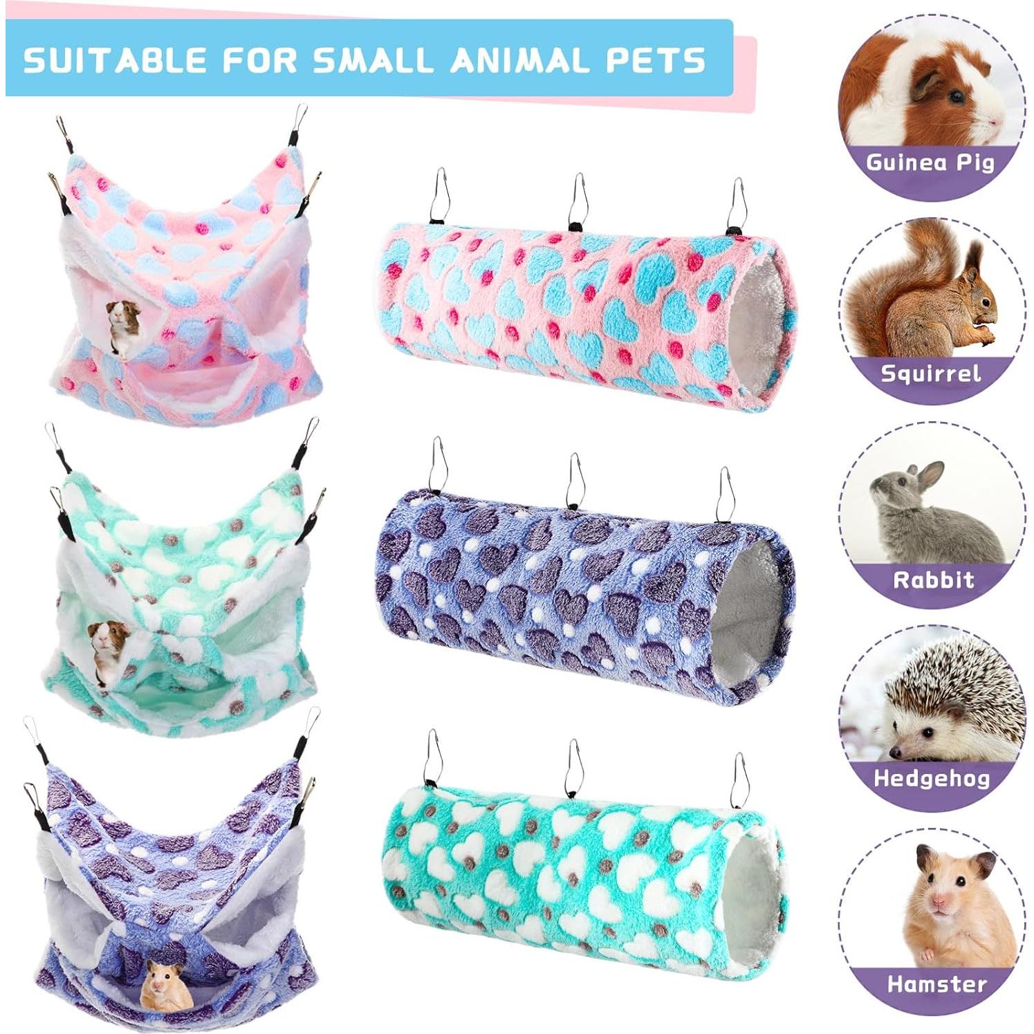 Conjunto de Hamacas Sweetude para Ratas y Hurones 6 Piezas