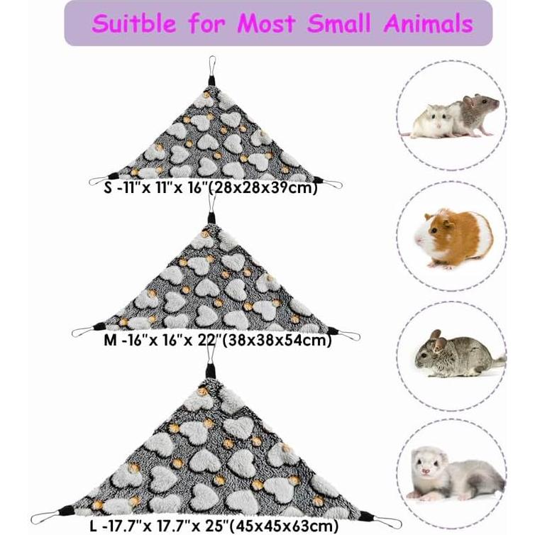 Hamaca de Esquina Colgante GOMICRAFT Mediana para Roedores