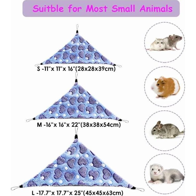 Hamaca de Esquina Colgante GOMICRAFT Mediana para Roedores