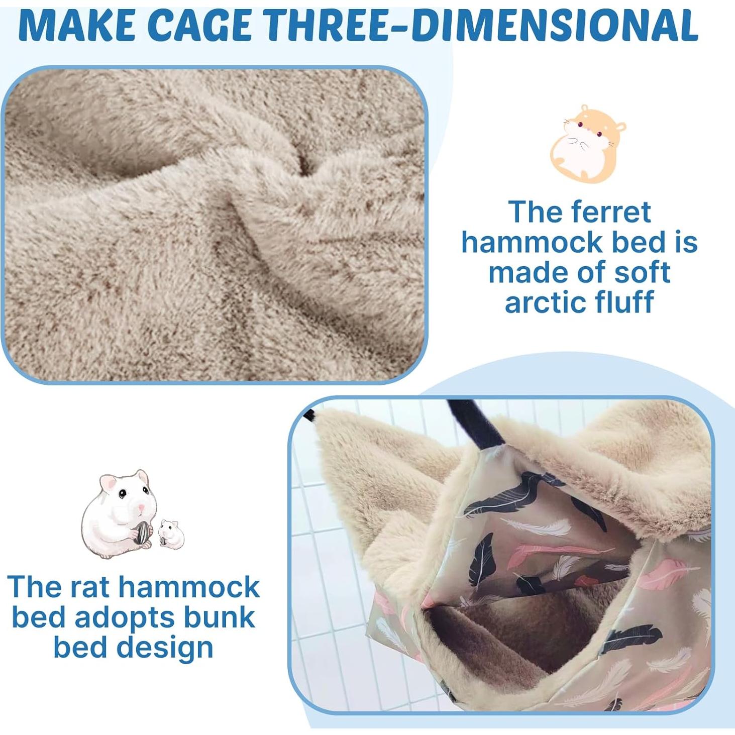 Hamaca para Mascotas LYART 30x30cm para Ratas y Hurones