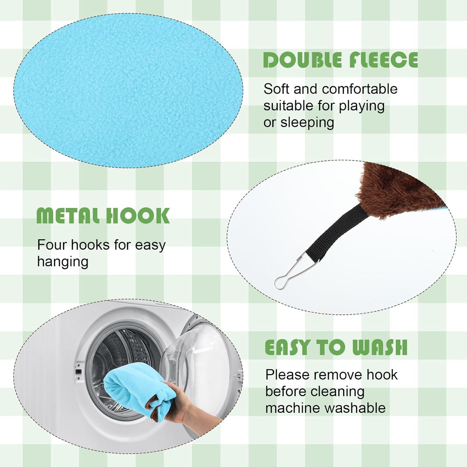 4 Hamacas Colgantes para Animales Pequeños JOUTYFOR 34x34cm