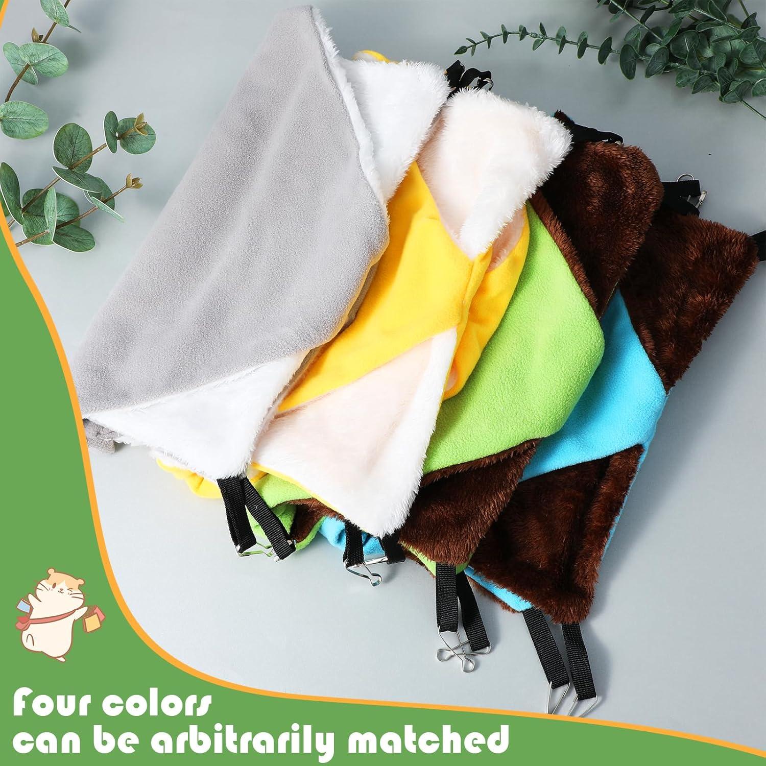 4 Hamacas Colgantes para Animales Pequeños JOUTYFOR 34x34cm