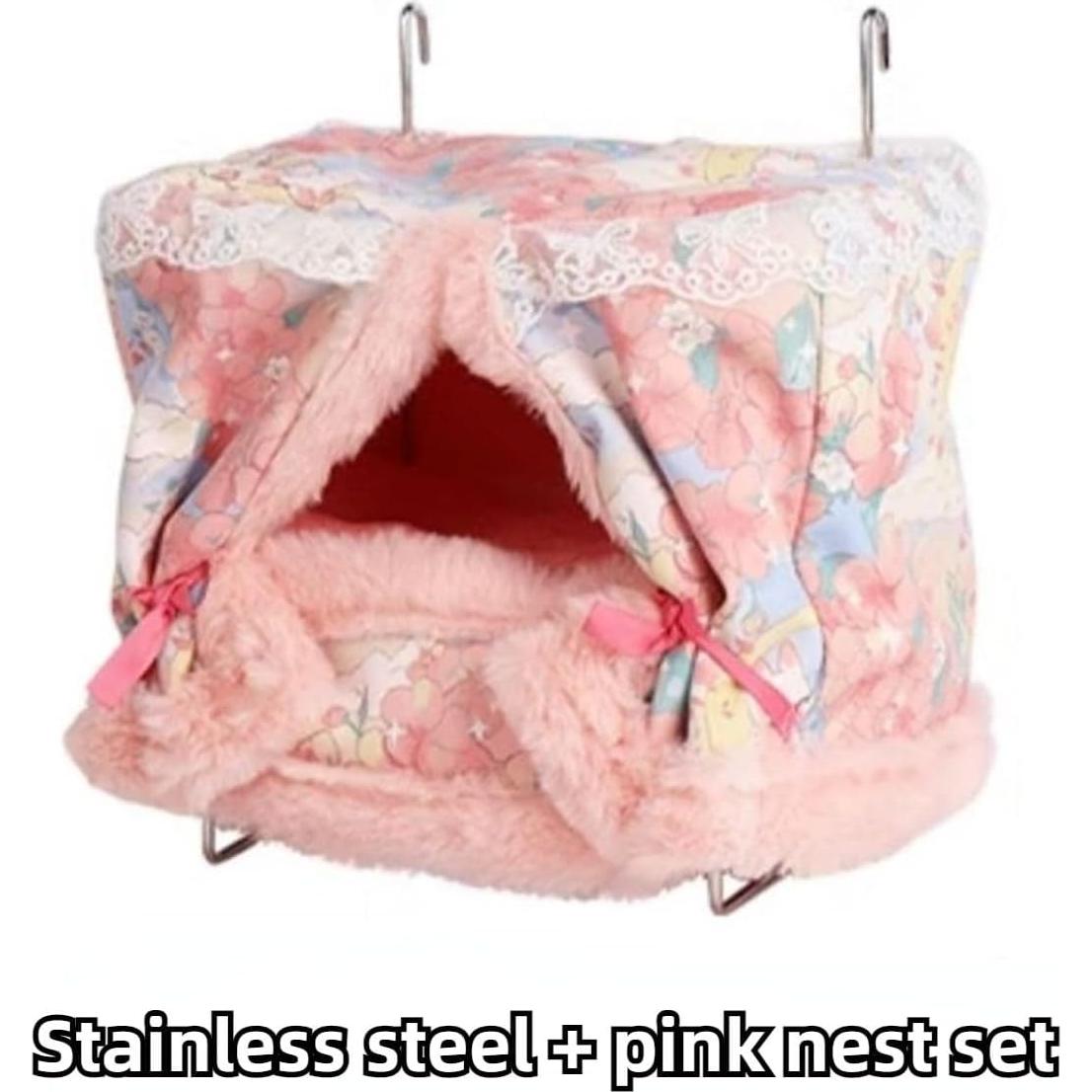 Hamaca Colgante para Animales Pequeños Copfeu Verde 20x13x23cm