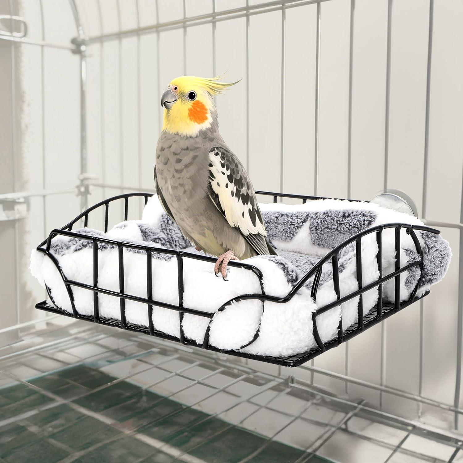 Plataforma para jaula de ratas Acshio con hamaca y alfombrilla