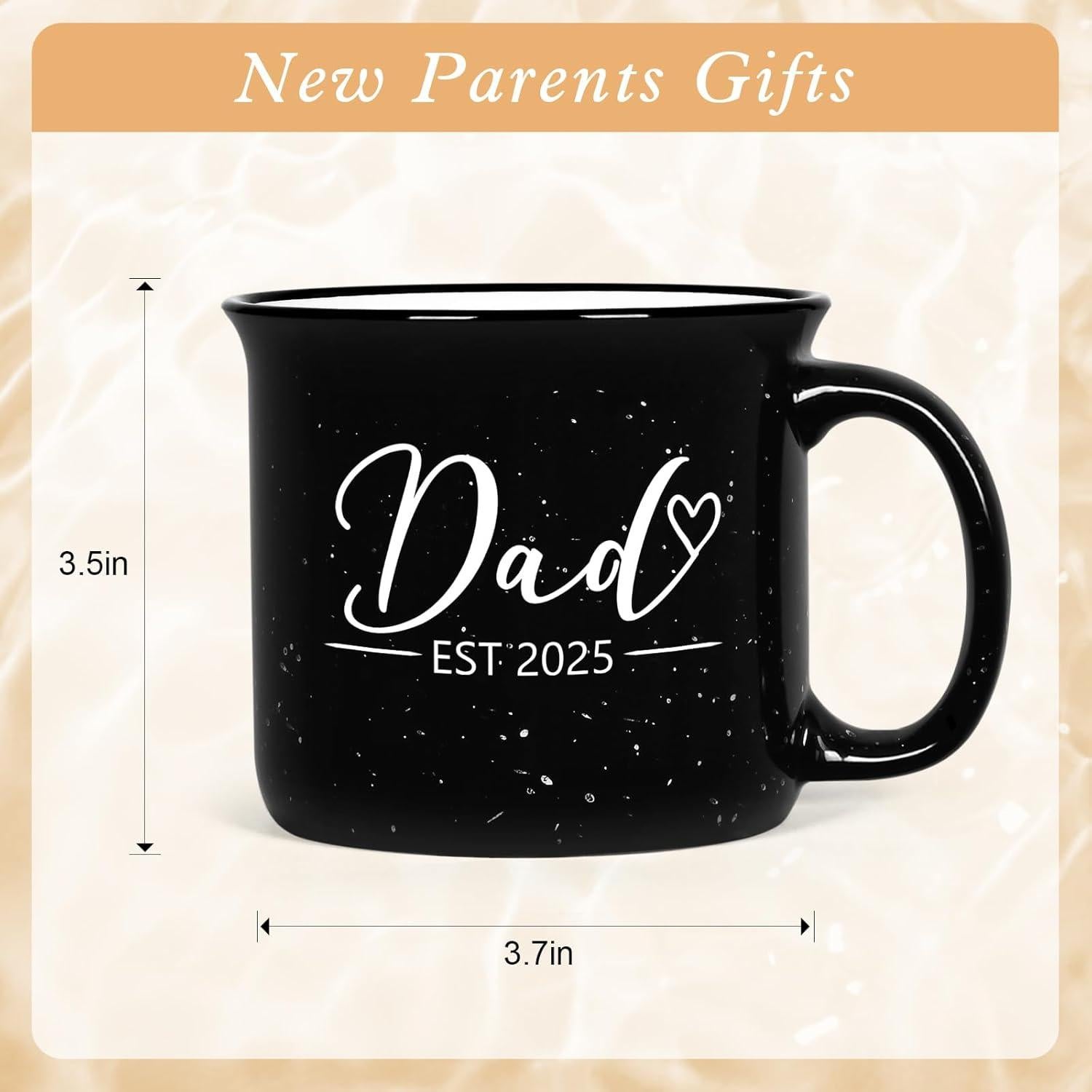 Tazas Mamá y Papá Maustic 15 Oz, Regalos para Nuevos Padres