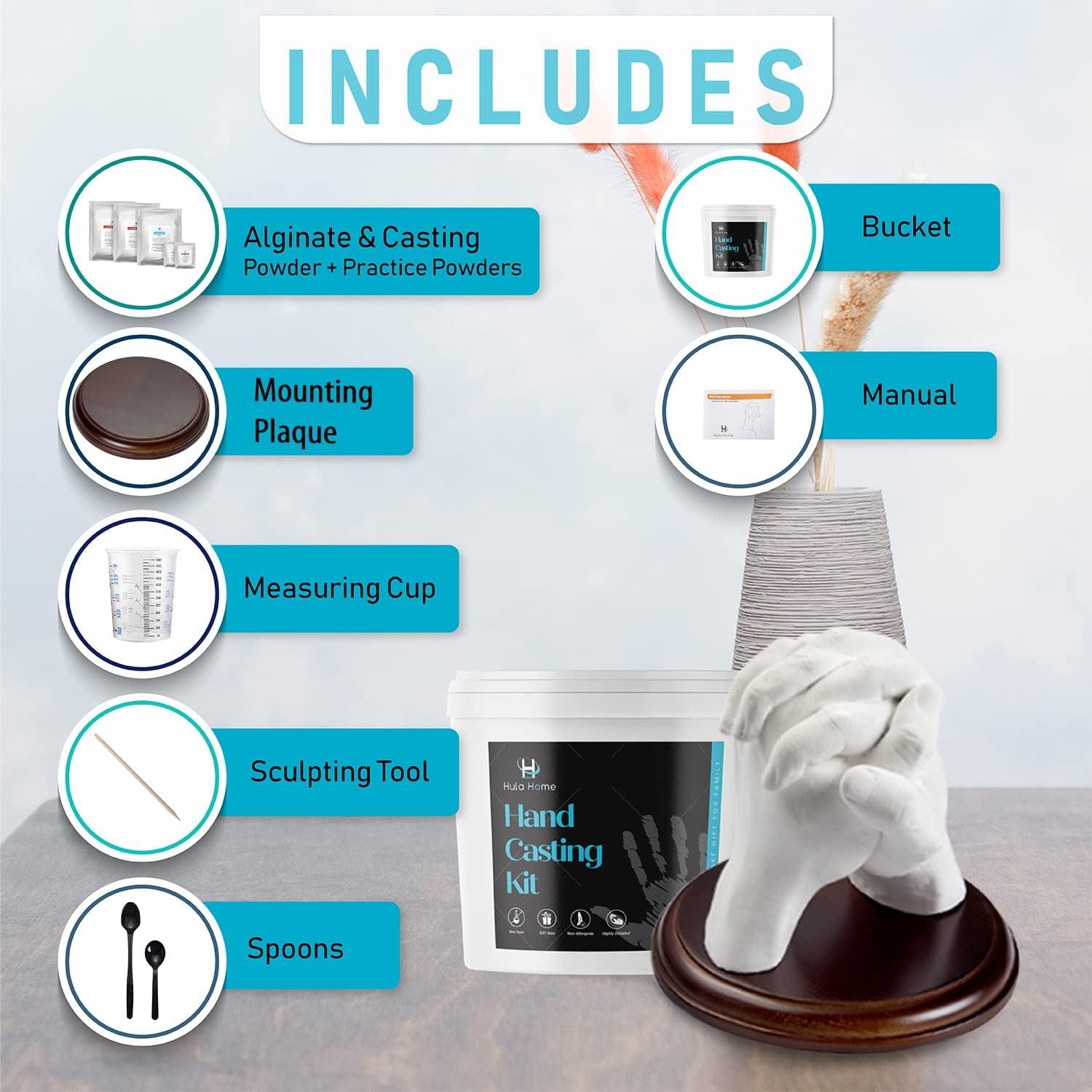 Kit de Moldeo de Manos Hula Home para Parejas y Familias