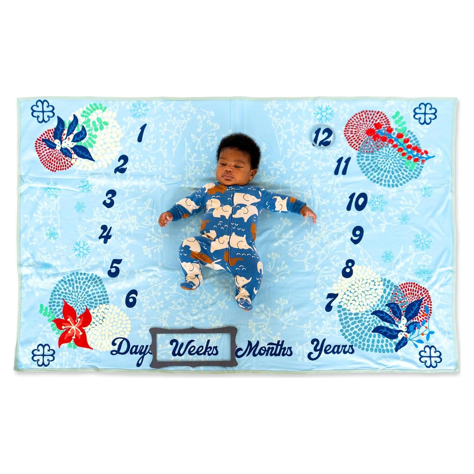 Manta de Hitos de Algodón Orgánico Glenville Ave 101.6x152.4cm