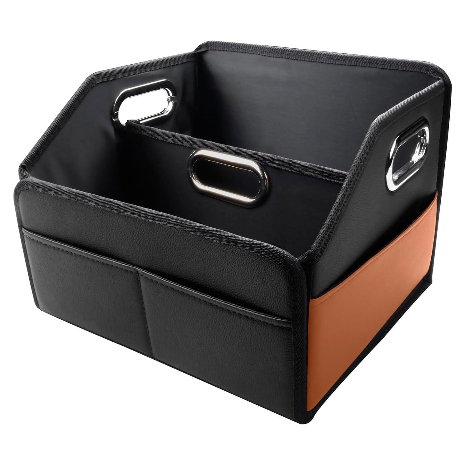 Organizador de Coche Noaman Negro - Almacenamiento Plegable 22L
