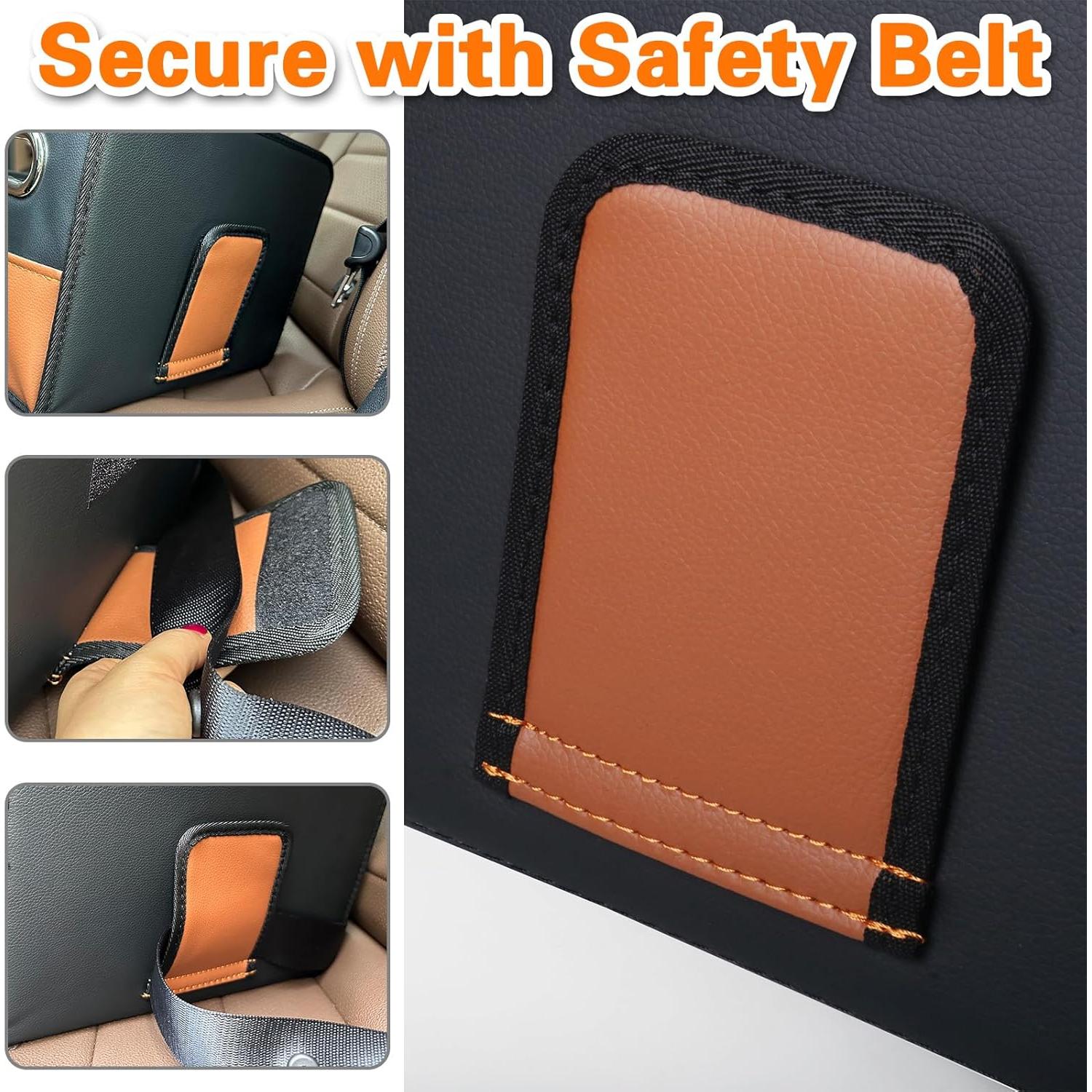 Organizador de Coche Noaman Negro - Almacenamiento Plegable 22L