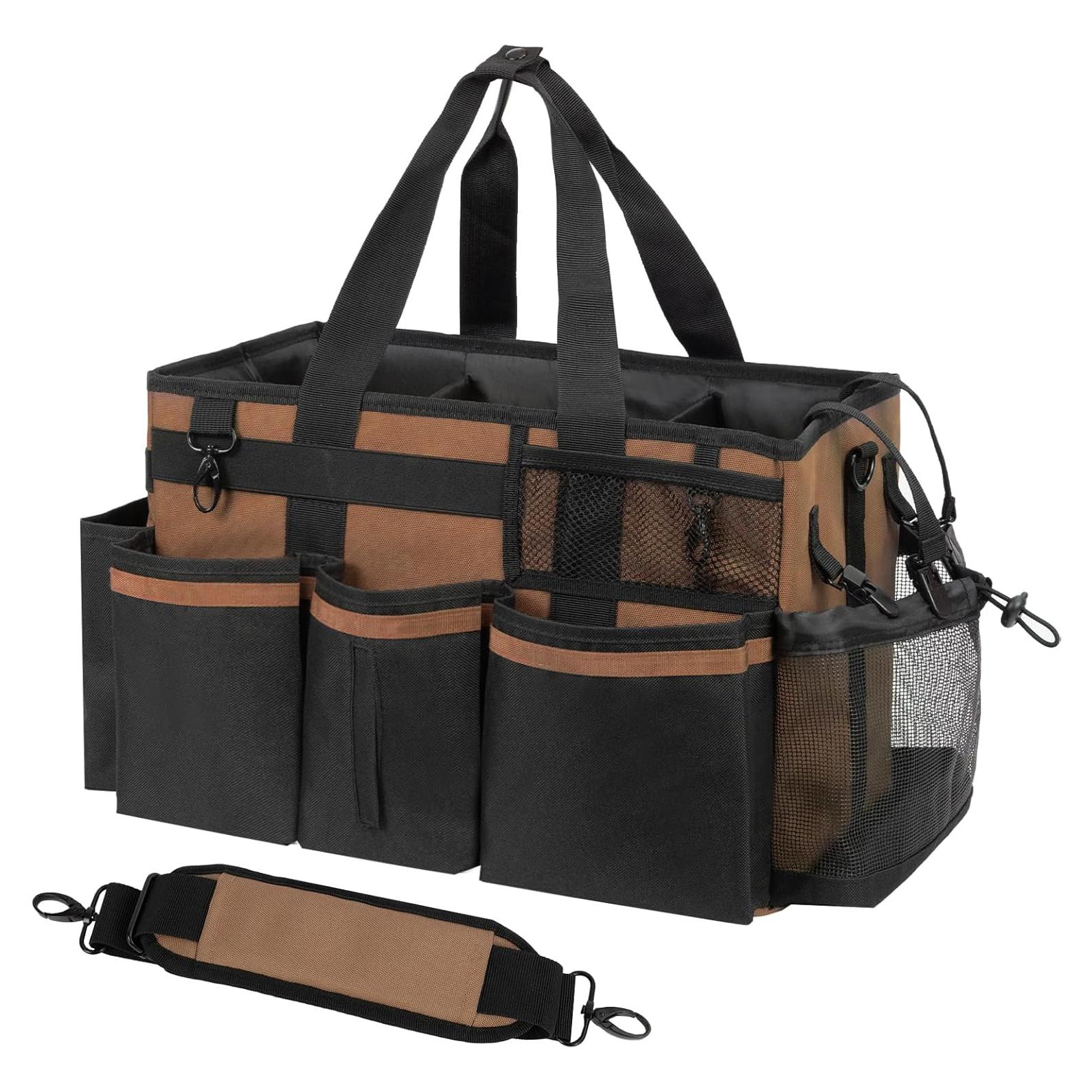 Caddy de Limpieza Portátil SCAVATA 39.9x24.4x23.1cm Marrón