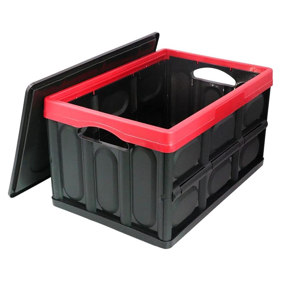 Bin de Almacenamiento Plegable GUOZI 30L Negro Duradero