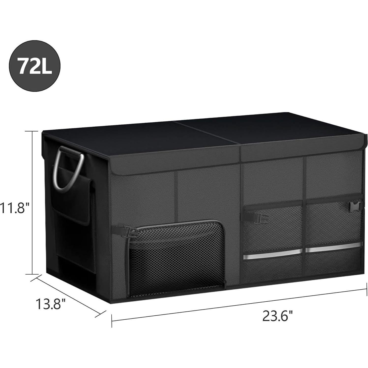 Organizador de Maletero VOCAON 72L Plegable Impermeable Negro