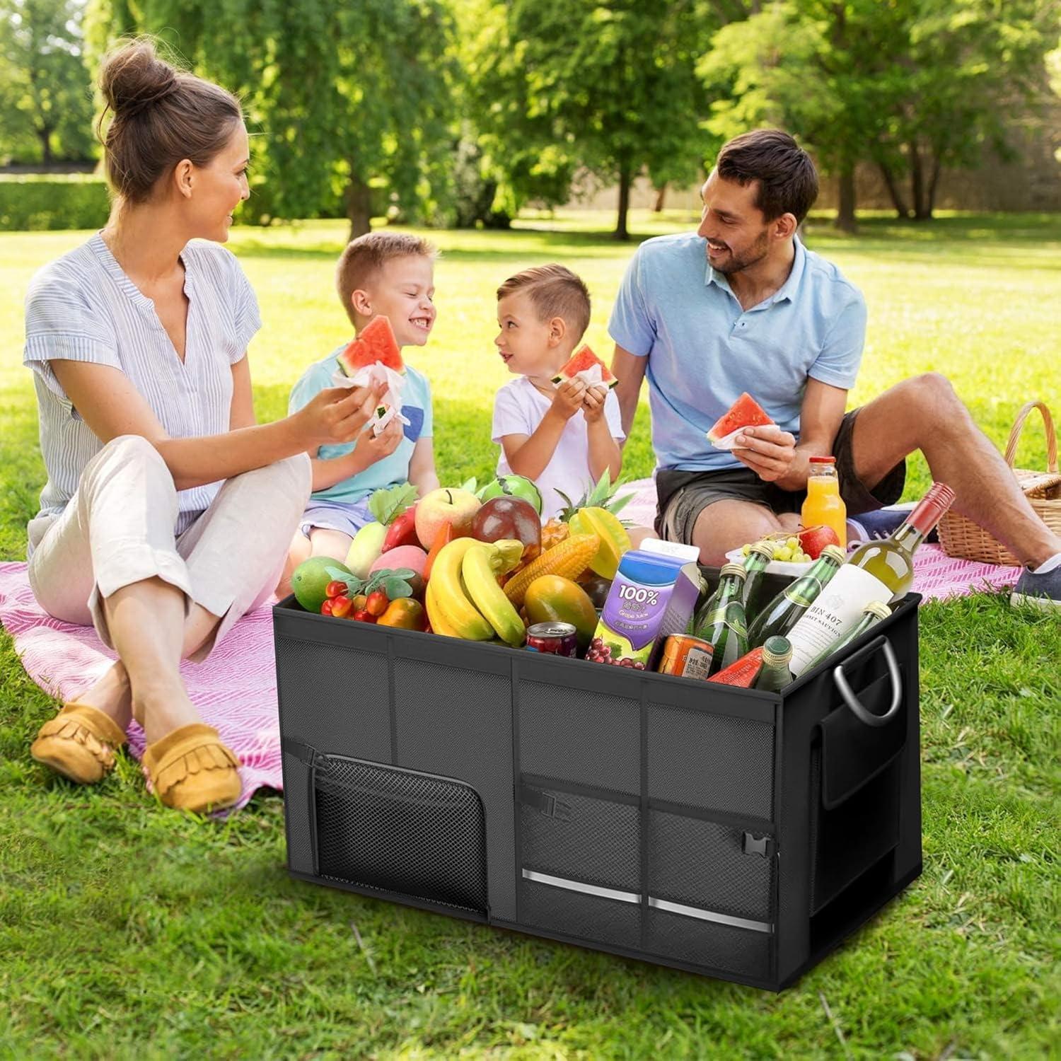 Organizador de Maletero VOCAON 72L Plegable Impermeable Negro