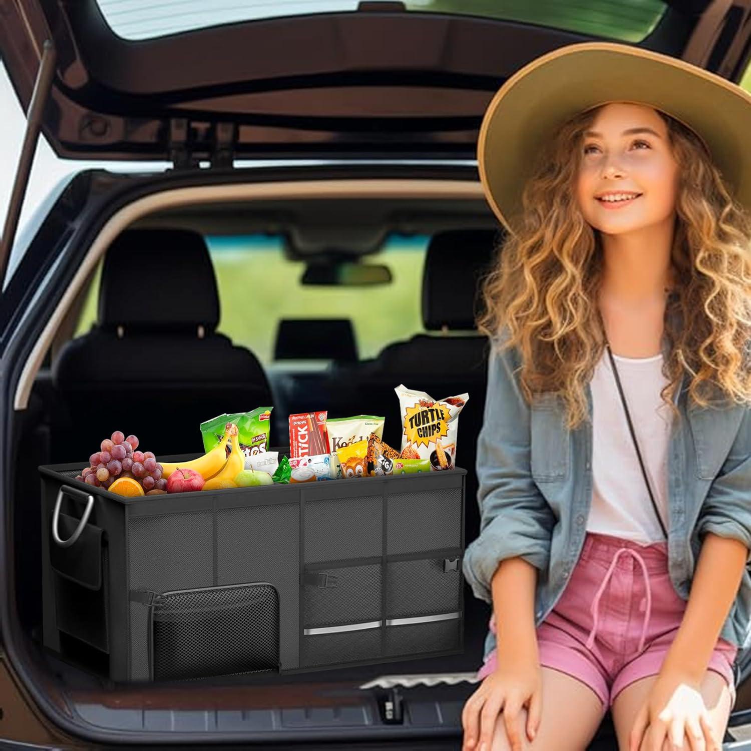 Organizador de Maletero VOCAON 72L Plegable Impermeable Negro