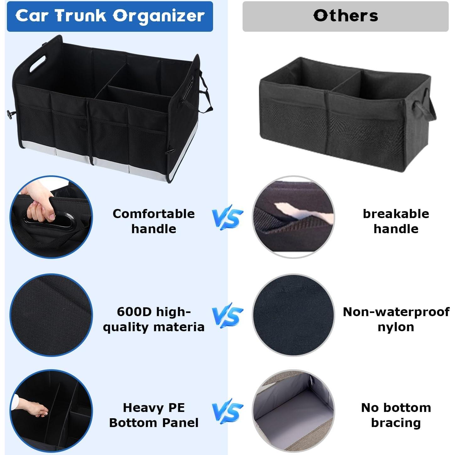 Organizador de Maletero AOPHY 72L Impermeable Plegable Auto